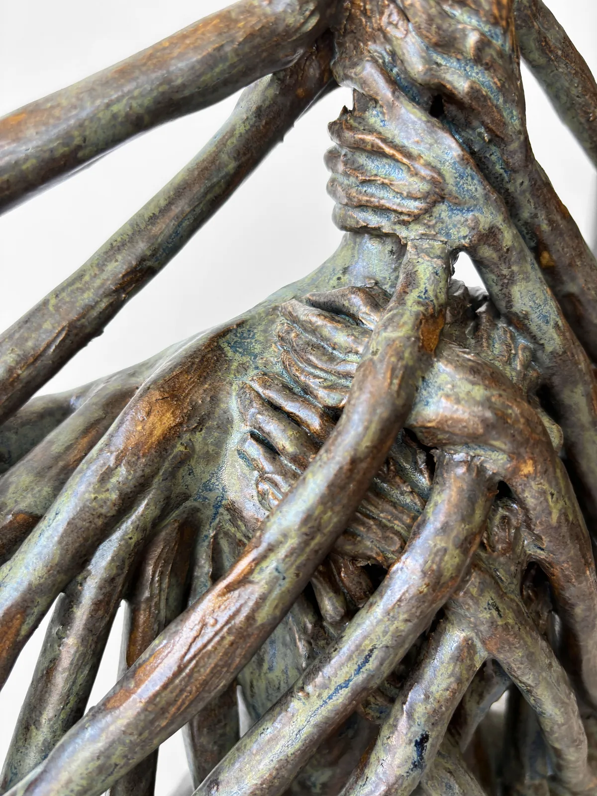 Image of Pressure by VITALIY KRASUTSKIY, made of Chamotte clay, ceramic glazes, Sculpture medium, from Lviv, part of the Series 1 series Photo 9 of 11.