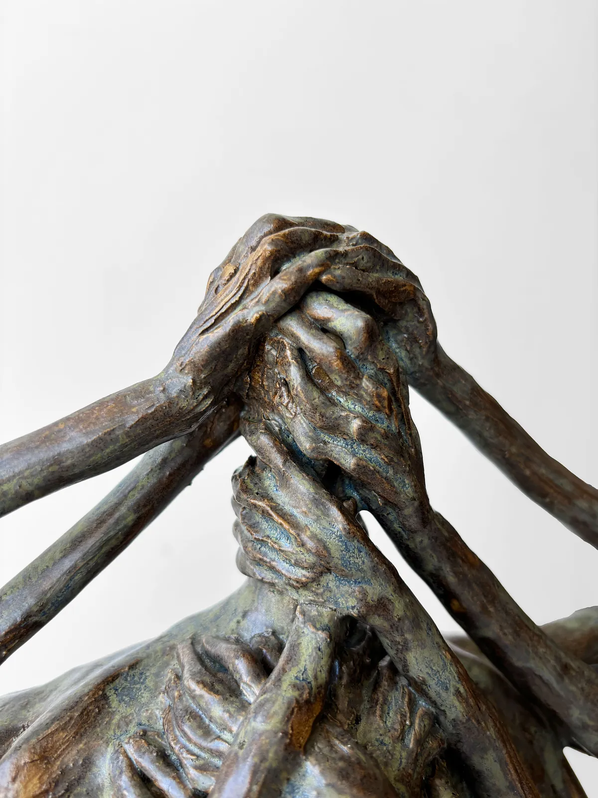 Image of Pressure by VITALIY KRASUTSKIY, made of Chamotte clay, ceramic glazes, Sculpture medium, from Lviv, part of the Series 1 series Photo 10 of 11.