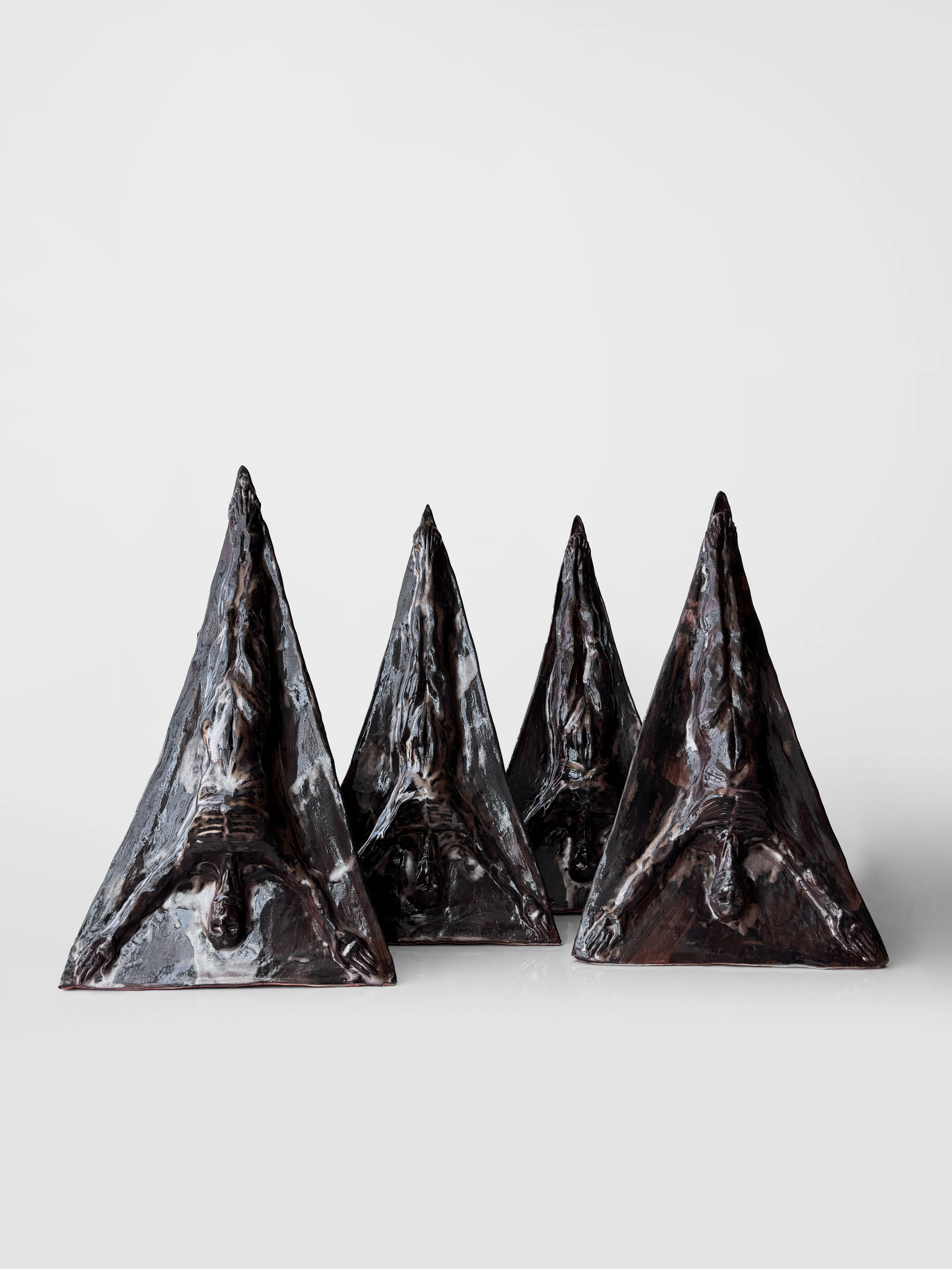 Image of The Fall by VITALIY KRASUTSKIY, size: 45х25х20, made of Chamotte clay, glazes, Sculpture medium, from Lviv, part of the Series 1 series, priced at $400 Photo 5 of 8.