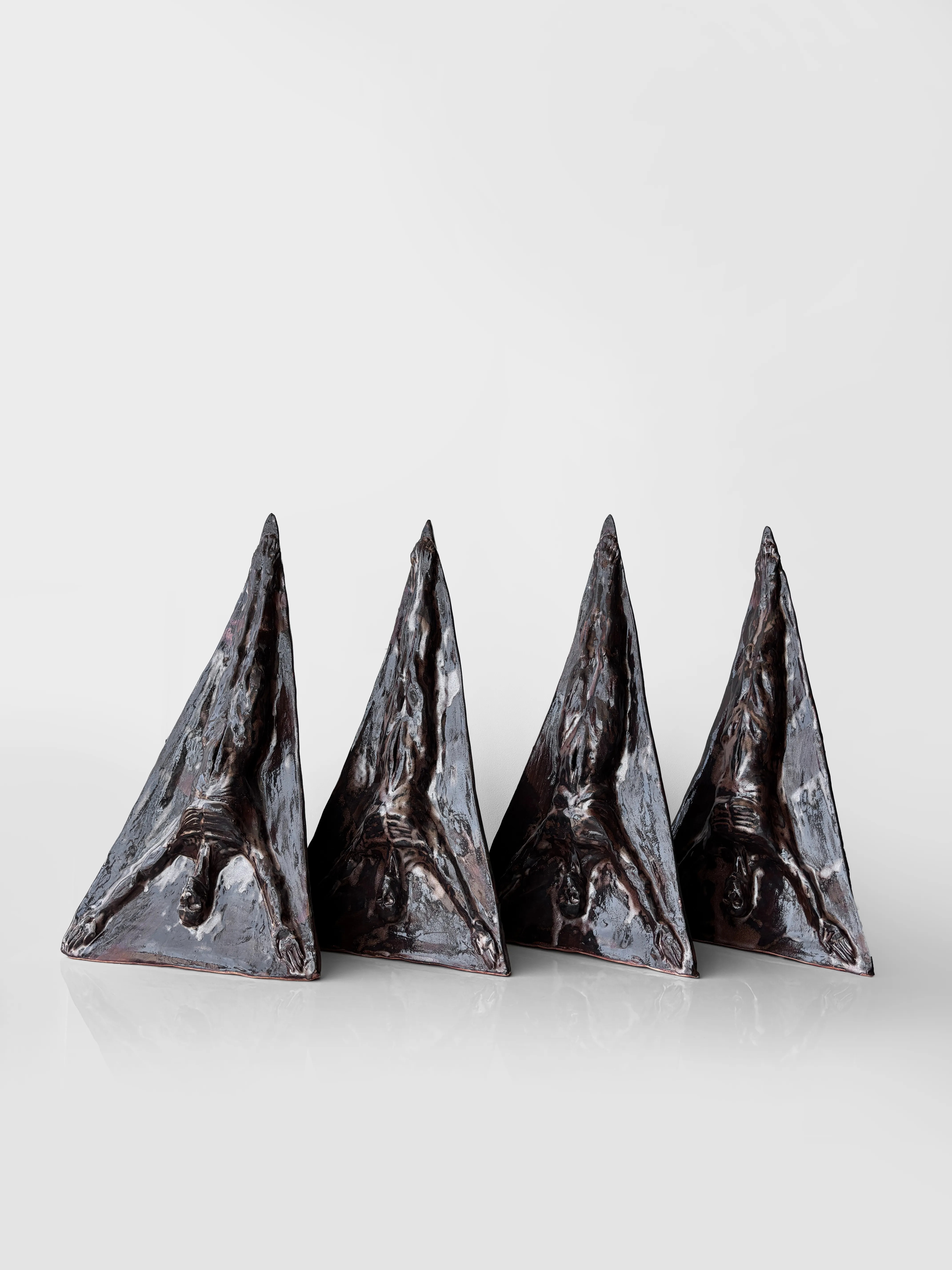 Image of The Fall by VITALIY KRASUTSKIY, size: 45х25х20, made of Chamotte clay, glazes, Sculpture medium, from Lviv, part of the Series 1 series, priced at $400 Photo 6 of 8.