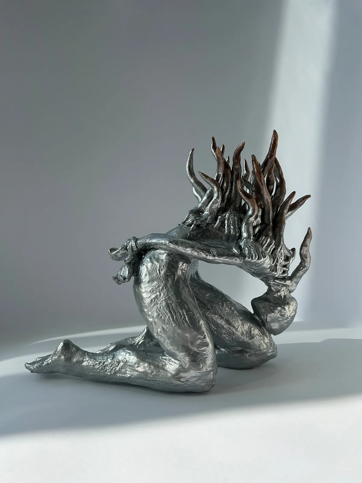 Image of First day by VITALIY KRASUTSKIY, made of ceramics, Sculpture medium, from Lviv, part of the Series 1 series Photo 1 of 6.