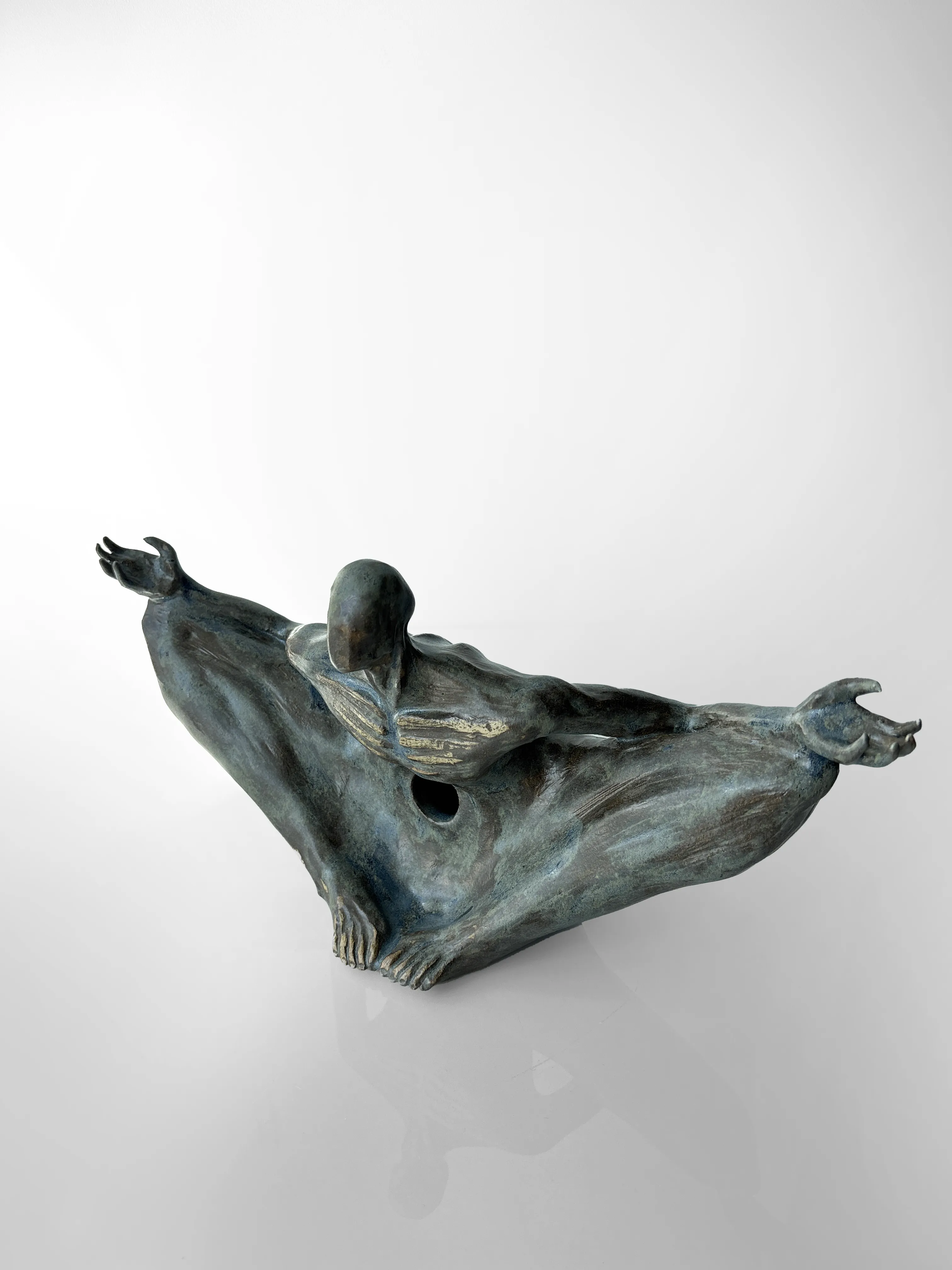 Image of Emptiness by VITALIY KRASUTSKIY, made of Chamotte clay, glazes, Sculpture medium, from Lviv, part of the Series 1 series Photo 6 of 10.