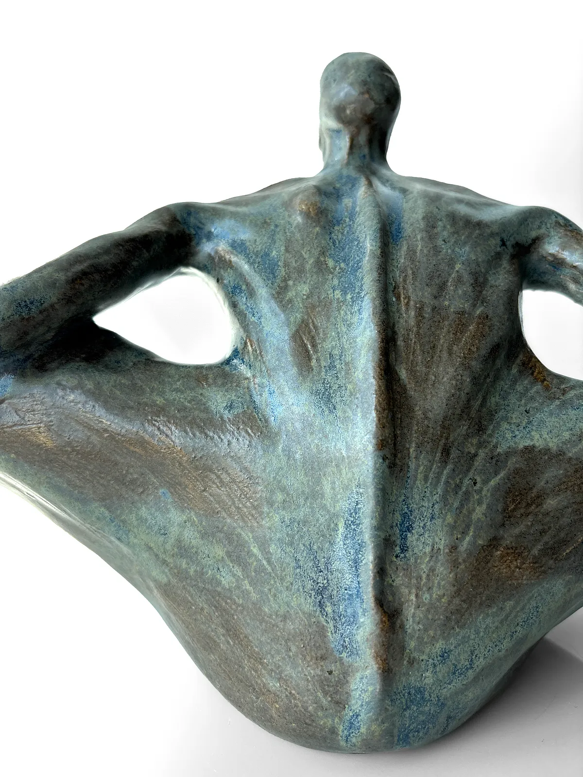 Image of Emptiness by VITALIY KRASUTSKIY, made of Chamotte clay, glazes, Sculpture medium, from Lviv, part of the Series 1 series, priced at €200 Photo 10 of 10.