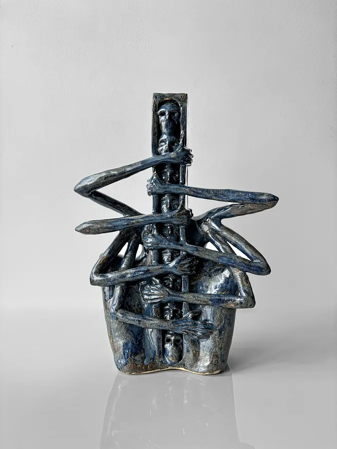 Image of Лиця by VITALIY KRASUTSKIY, size: 40х22х20 см, Sculpture medium, part of the Series 1 series, priced at $800 Photo 1 of 5.