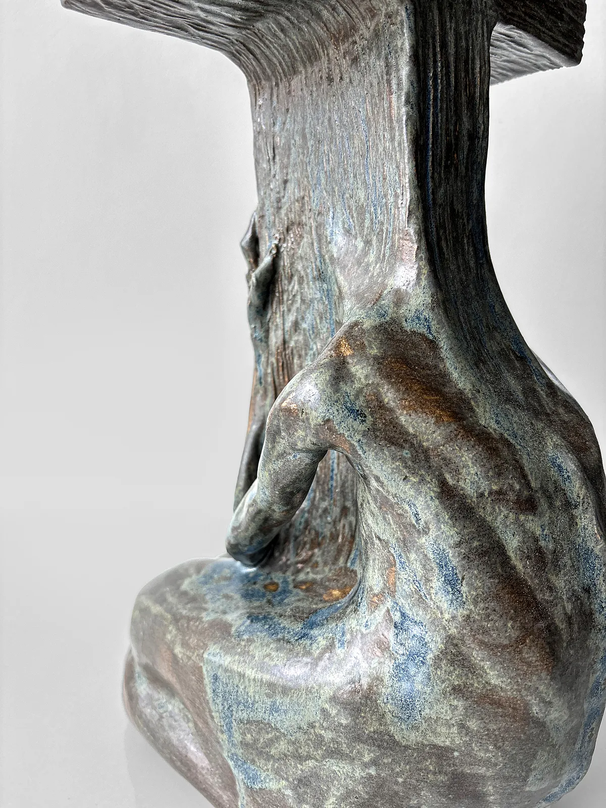 Image of Cross-headed by VITALIY KRASUTSKIY, made of Chamotte clay, glazes, Sculpture medium, from Lviv, part of the Series 1 series, priced at €1200 Photo 8 of 10.