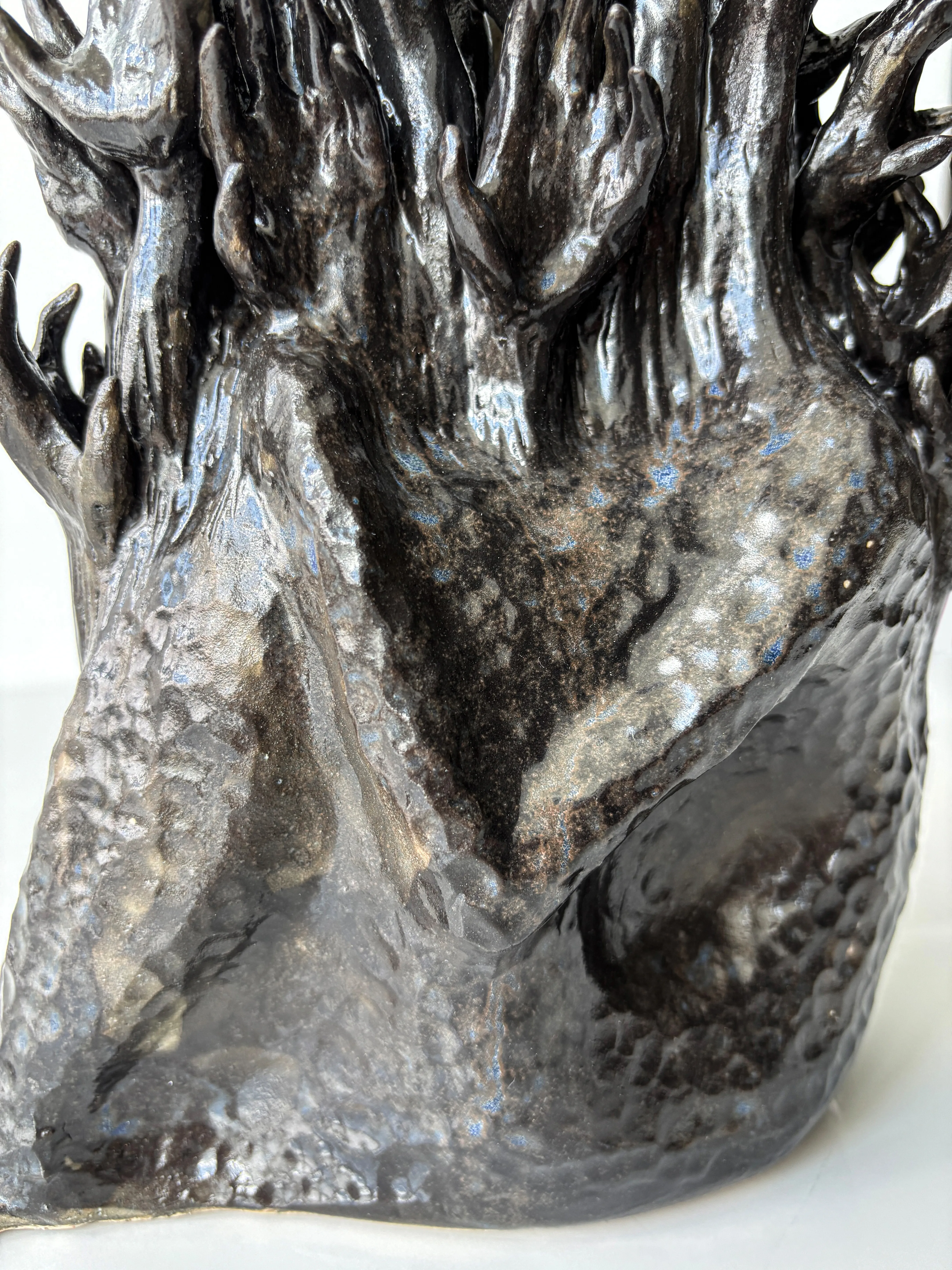 Image of Fire by VITALIY KRASUTSKIY, made of Chamotte clay, glazes, Sculpture medium, from Lviv, part of the Series 1 series, priced at €1200 (≈ 62,160 грн) Photo 7 of 9.