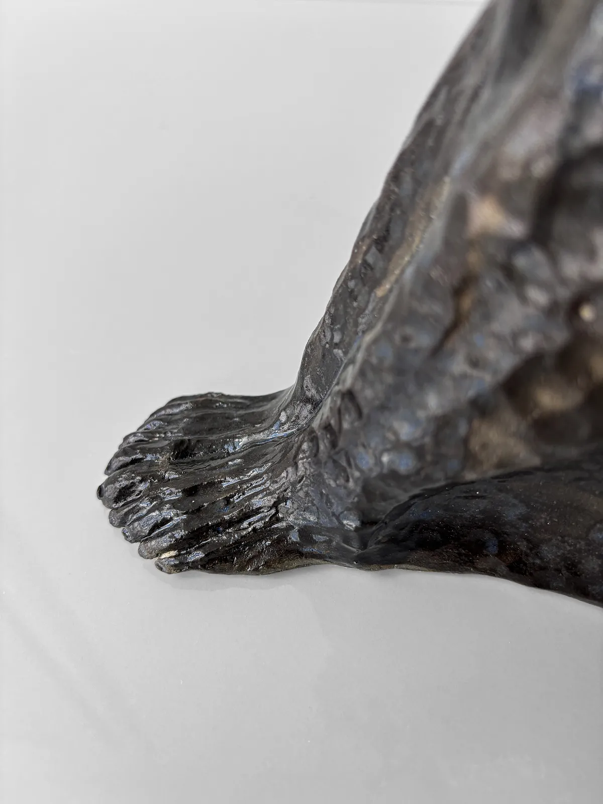 Image of Fire by VITALIY KRASUTSKIY, made of Chamotte clay, glazes, Sculpture medium, from Lviv, part of the Series 1 series, priced at €600 Photo 8 of 9.
