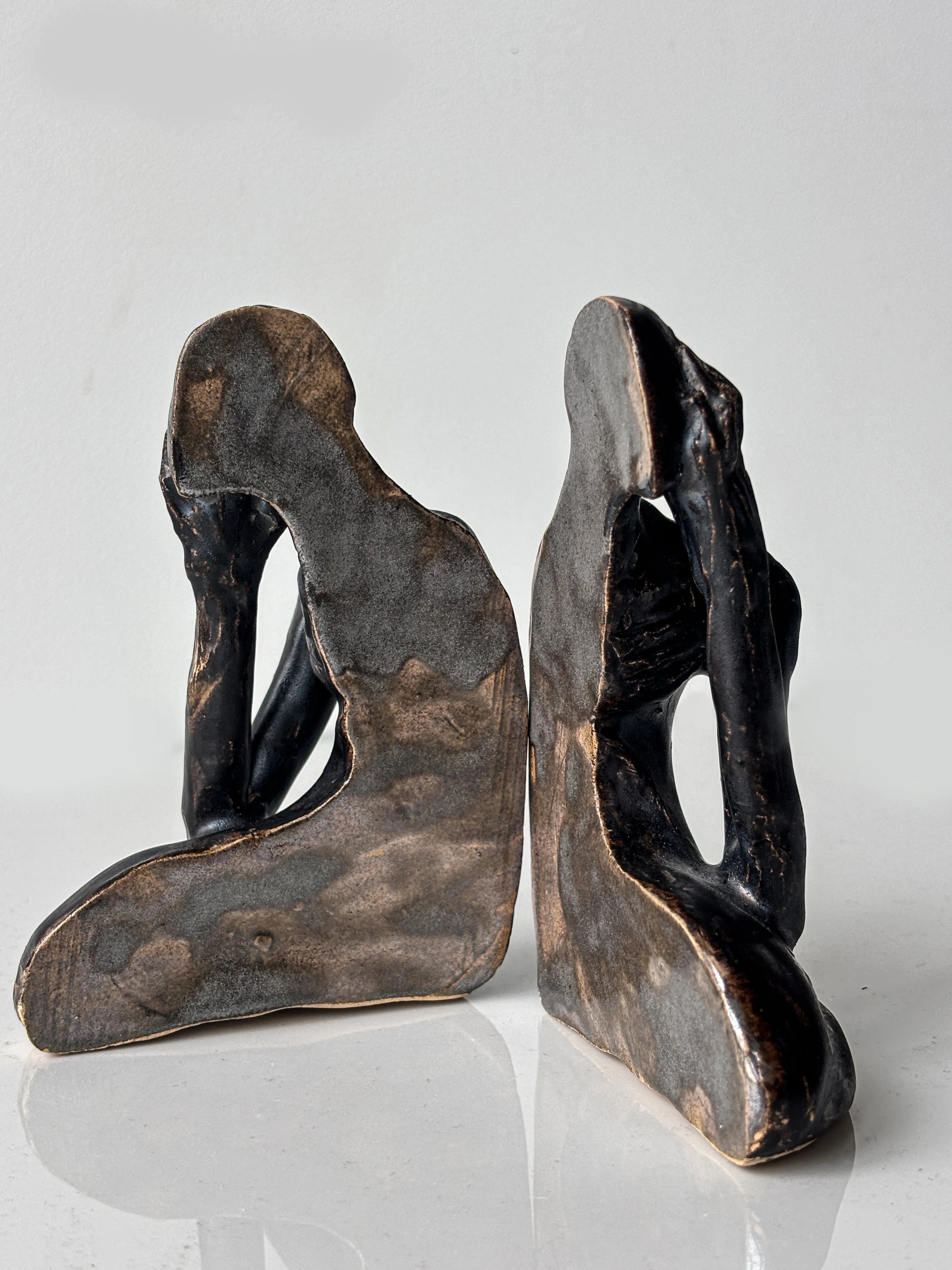 Image of Divided by VITALIY KRASUTSKIY, size: H=130mm, made of Chamotte clay, glazes, Sculpture medium, from Lviv Photo 6 of 8.