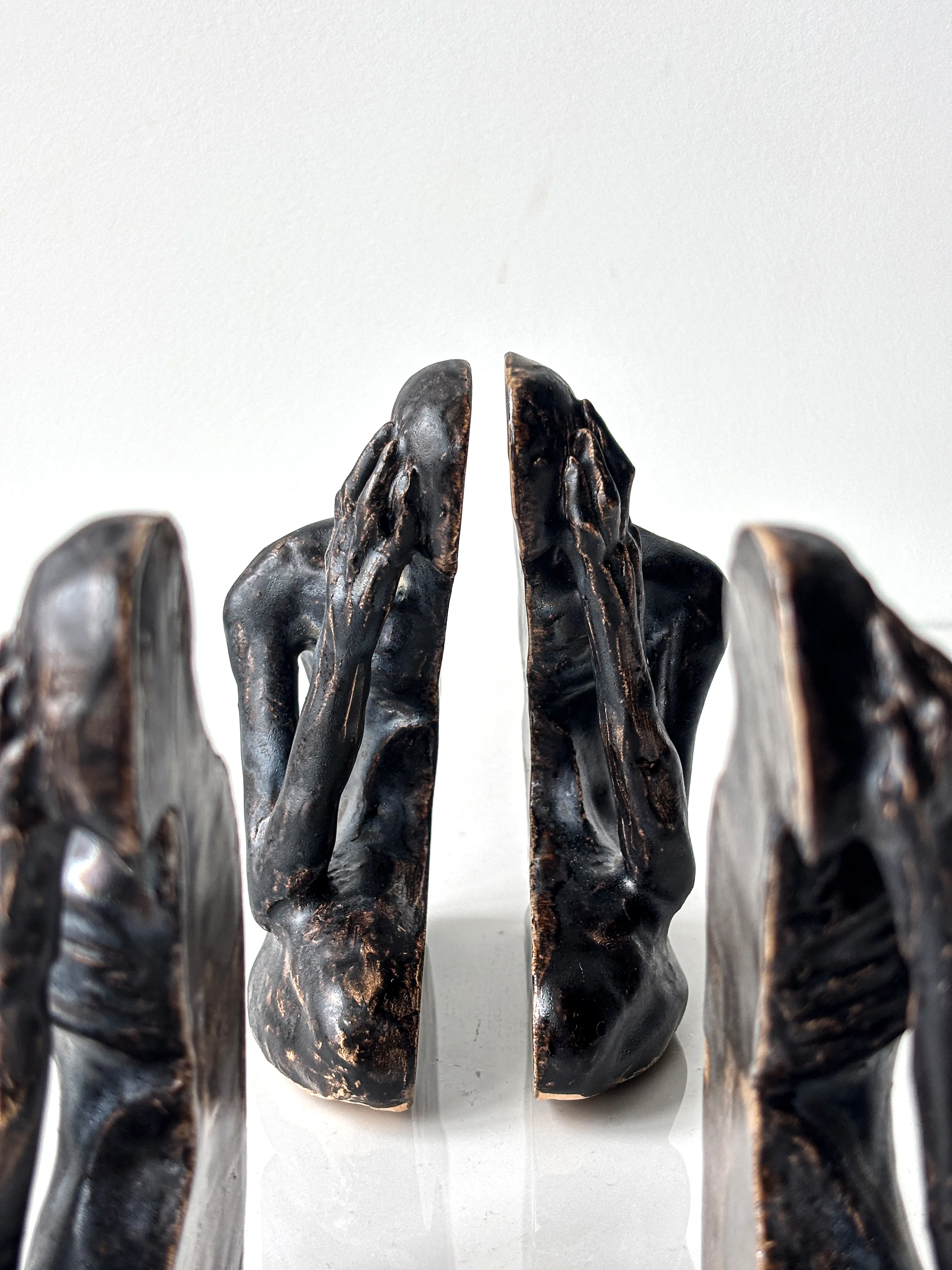 Image of Divided by VITALIY KRASUTSKIY, size: H=130mm, made of Chamotte clay, glazes, Sculpture medium, from Lviv Photo 8 of 8.