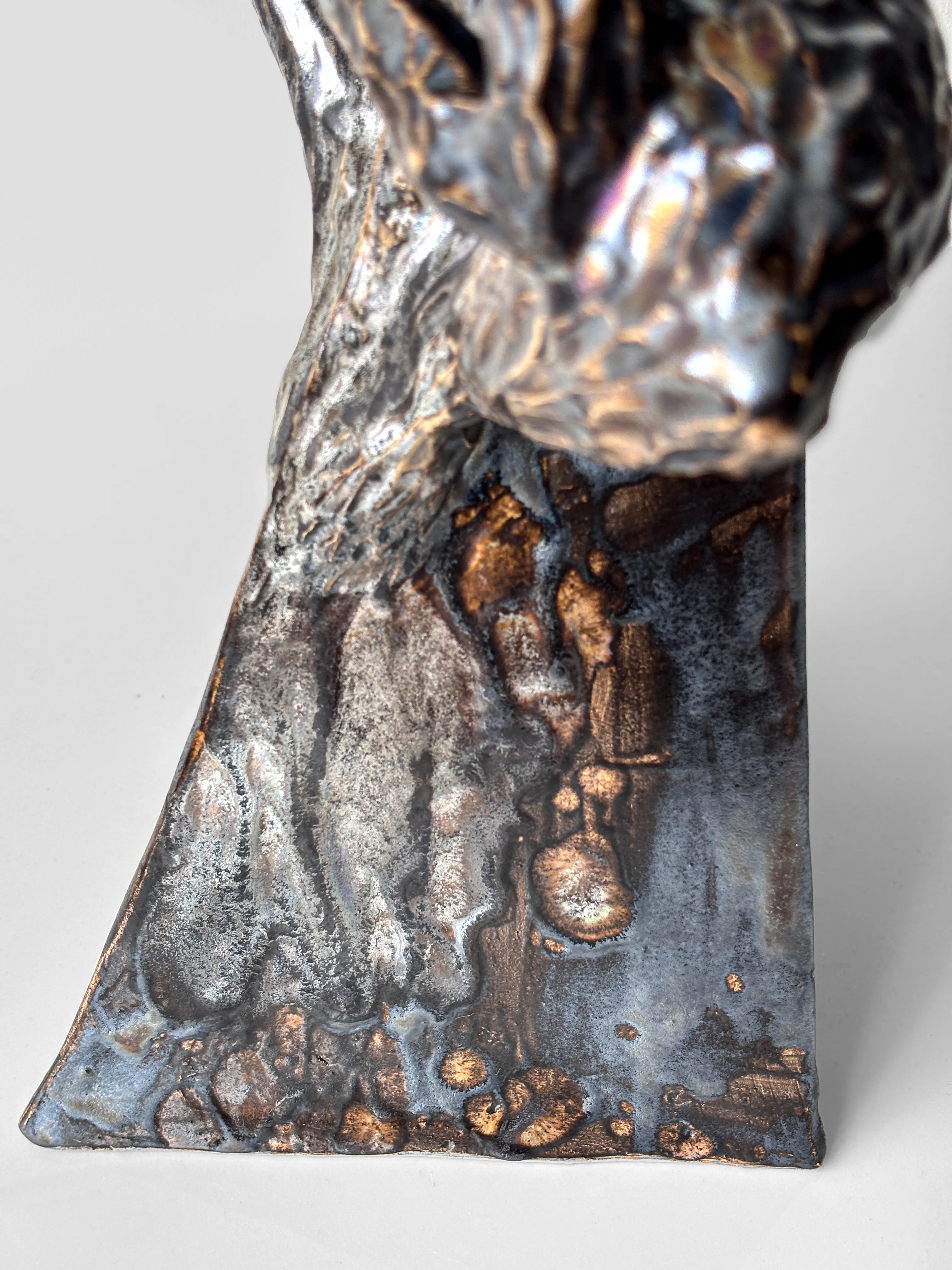 Image of Void II by VITALIY KRASUTSKIY, size: 50х20х15 см, made of Chamotte clay, glazes, Sculpture medium, from Lviv, part of the Series 1 series, priced at $600 Photo 8 of 10.