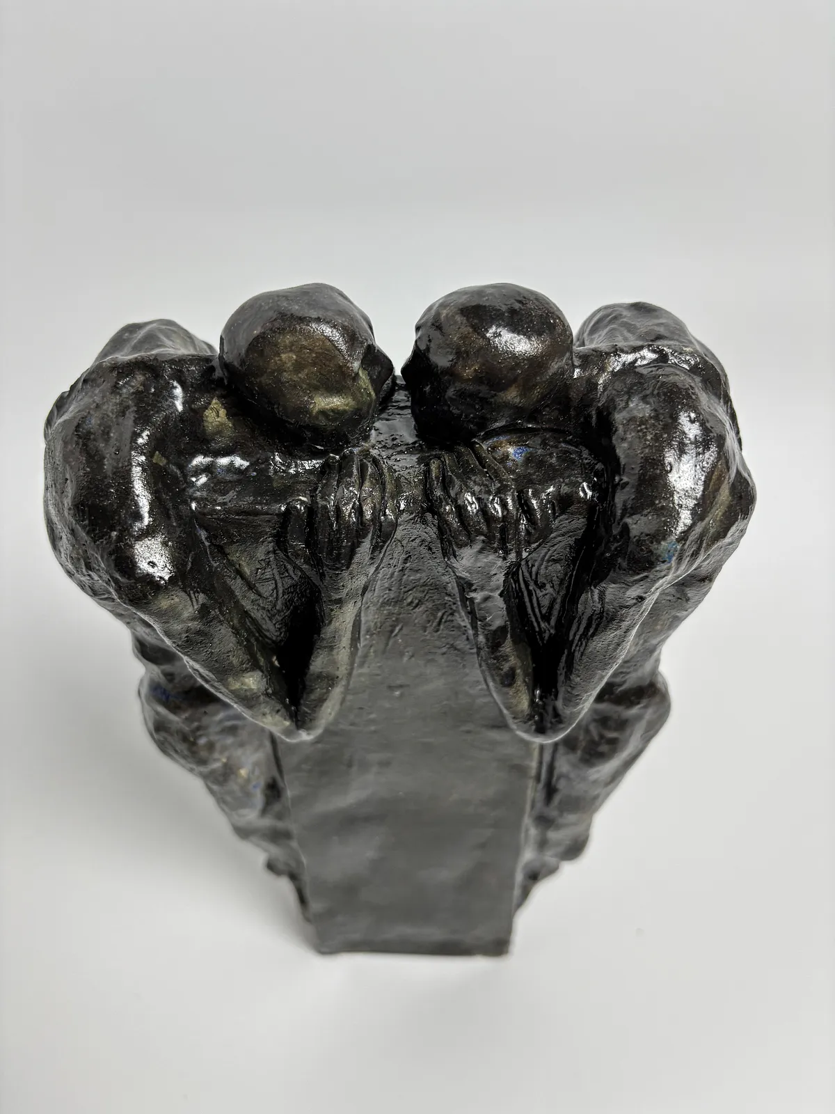 Image of Mirror by VITALIY KRASUTSKIY, made of Chamotte clay, glazes, Sculpture medium, from Lviv, part of the Series 1 series Photo 2 of 9.