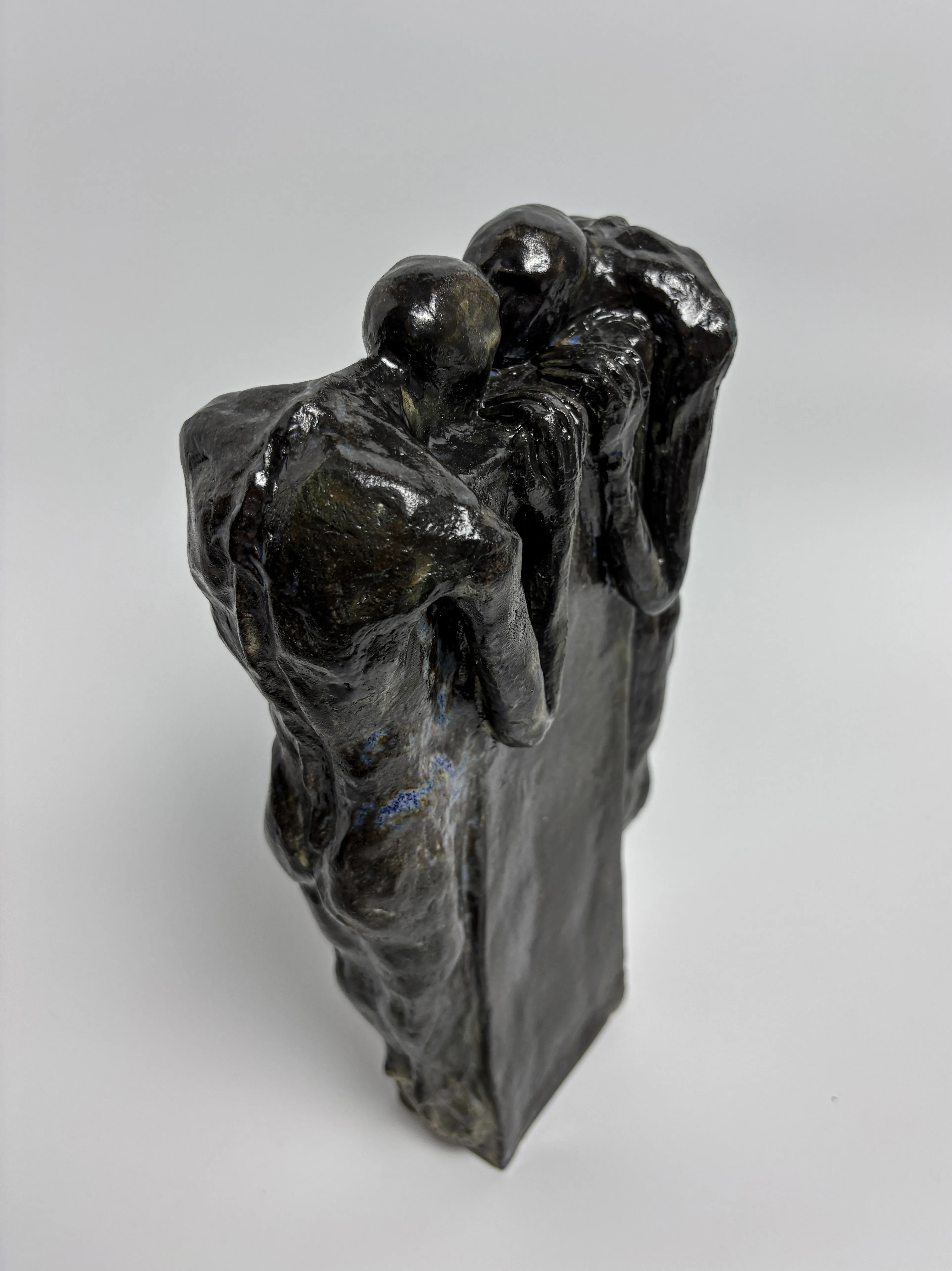 Image of Mirror by VITALIY KRASUTSKIY, size: 30х15х8, made of Chamotte clay, glazes, Sculpture medium, from Lviv, part of the Series 1 series, priced at $200 Photo 3 of 9.