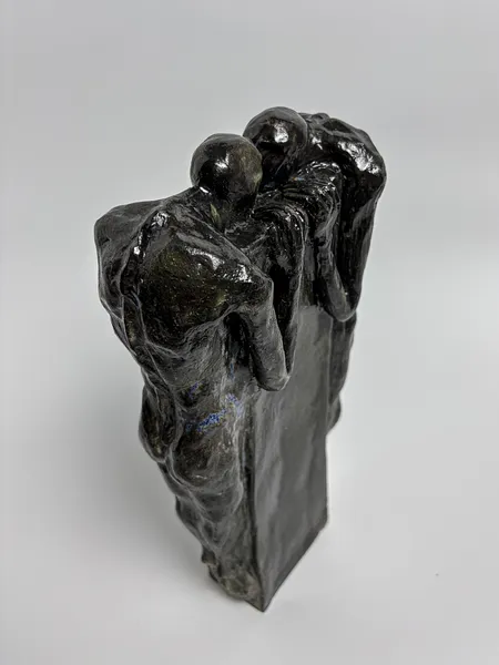 Image of Mirror by VITALIY KRASUTSKIY, size: 30х15х8, made of Chamotte clay, glazes, Sculpture medium, from Lviv, part of the Series 1 series, priced at $200 Photo 3 of 9.