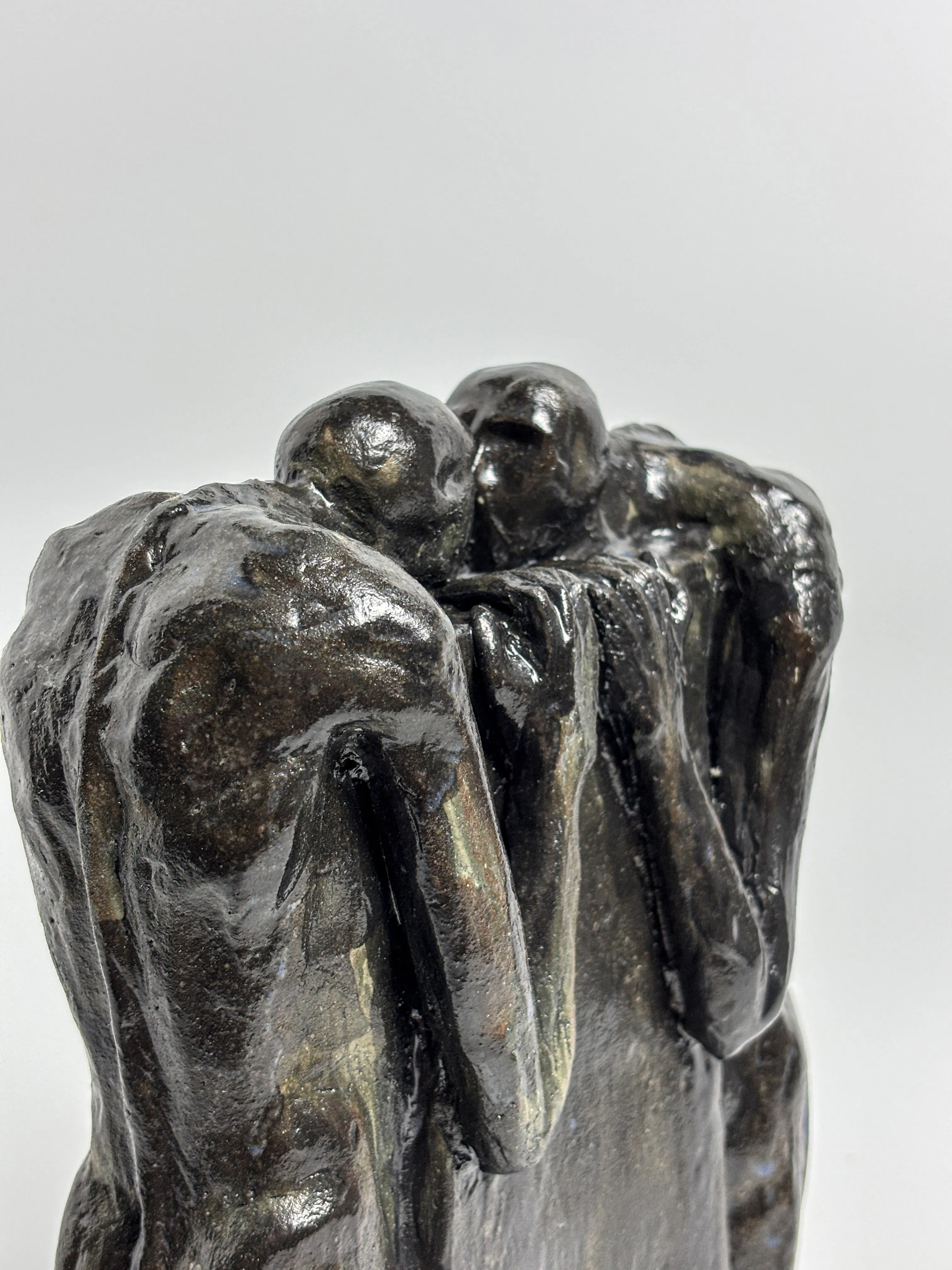 Image of Mirror by VITALIY KRASUTSKIY, size: 30х15х8, made of Chamotte clay, glazes, Sculpture medium, from Lviv, part of the Series 1 series, priced at $200 Photo 5 of 9.