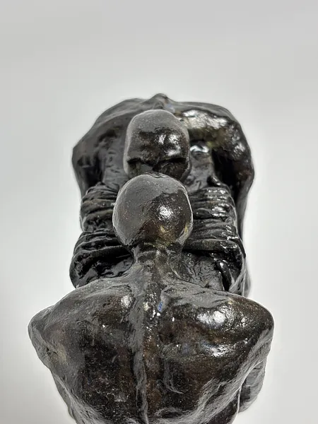 Image of Mirror by VITALIY KRASUTSKIY, size: 30х15х8, made of Chamotte clay, glazes, Sculpture medium, from Lviv, part of the Series 1 series, priced at $200 Photo 6 of 9.