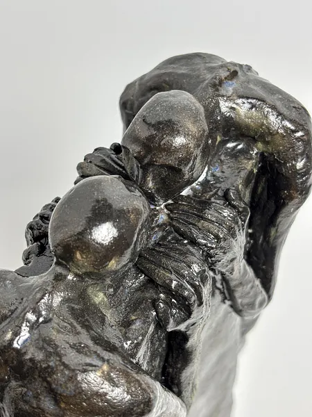 Image of Mirror by VITALIY KRASUTSKIY, size: 30х15х8, made of Chamotte clay, glazes, Sculpture medium, from Lviv, part of the Series 1 series, priced at $200 Photo 7 of 9.