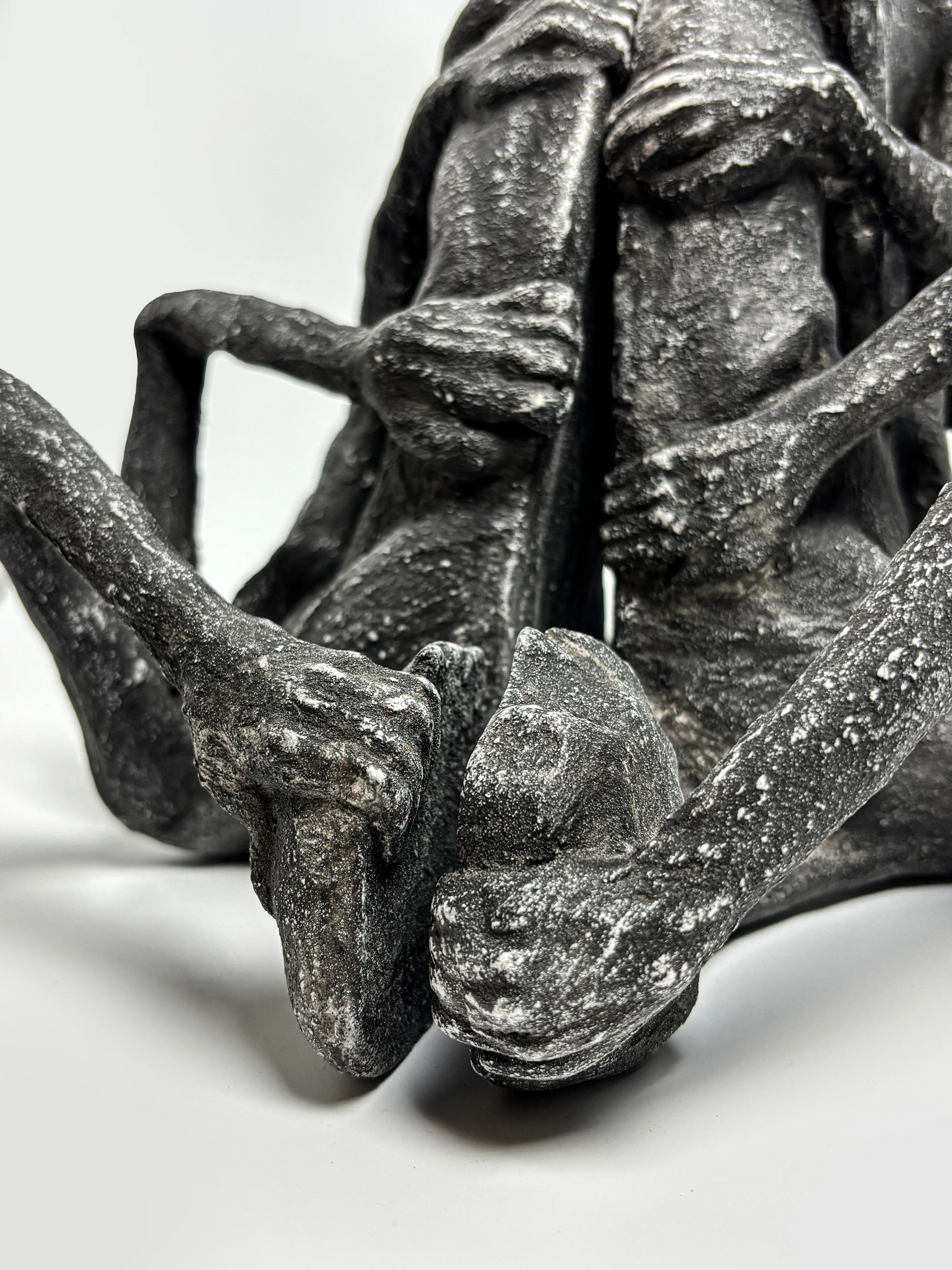 Image of Too much by VITALIY KRASUTSKIY, made of Chamotte clay, glazes, Sculpture medium, from Lviv, part of the Series 1 series, priced at €1200 (≈ 62,399 грн) Photo 3 of 16.