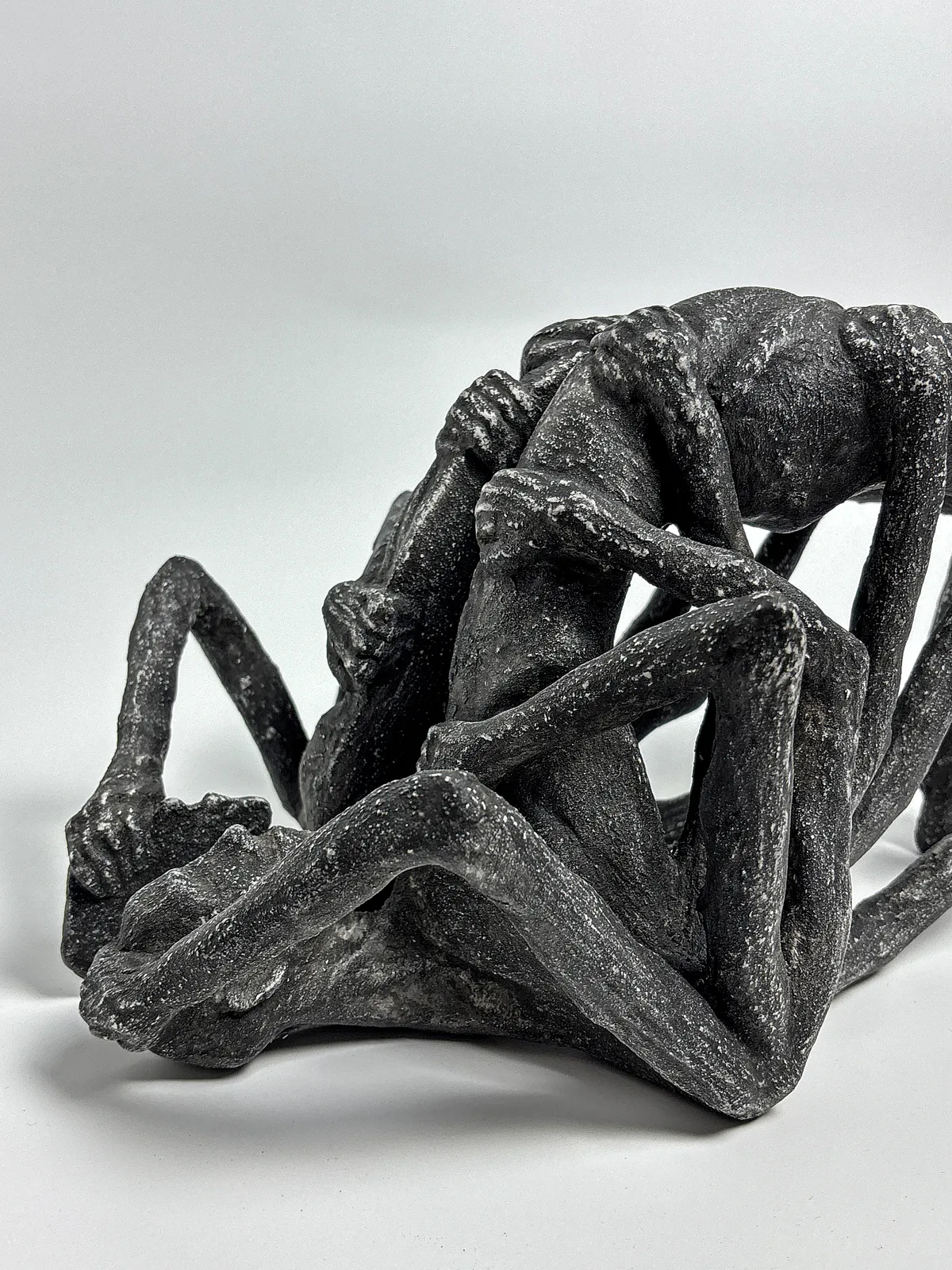 Image of Too much by VITALIY KRASUTSKIY, made of Chamotte clay, glazes, Sculpture medium, from Lviv, part of the Series 1 series, priced at €700 Photo 9 of 16.