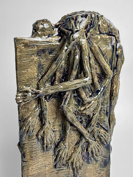 Image of Розчарування 1 by VITALIY KRASUTSKIY, size: 40х20 см, Sculpture medium, part of the Скульптура 2 series, priced at $400 Photo 8 of 9.