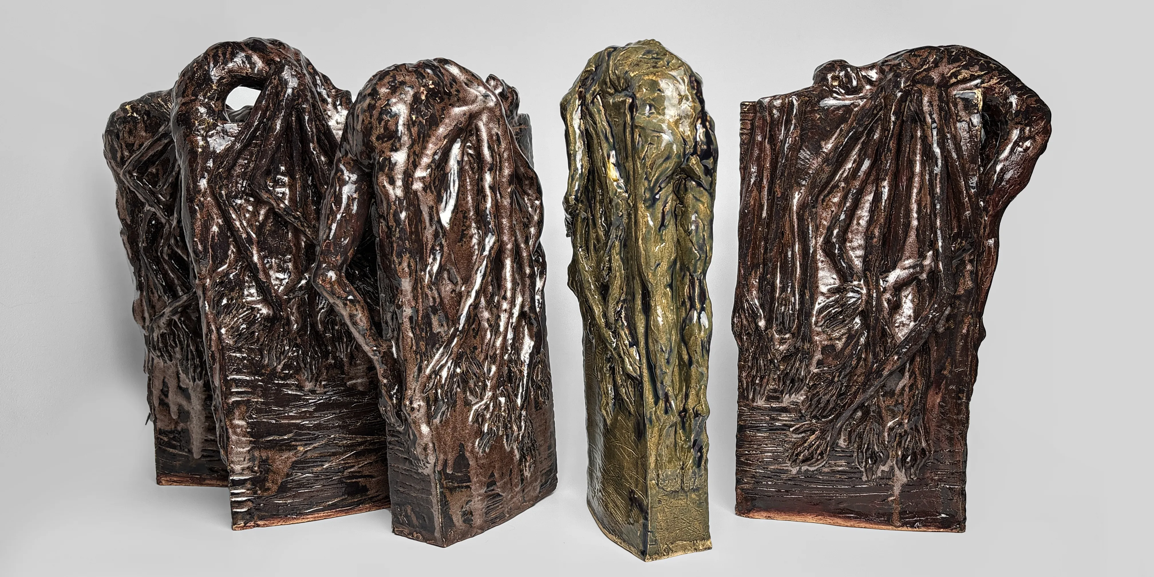 Image of Disappointment 1 by VITALIY KRASUTSKIY, made of Chamotte clay, glazes, Sculpture medium, from Lviv, part of the Sculpture 2 series, priced at €800 (≈ 41,593 грн) Photo 9 of 9.