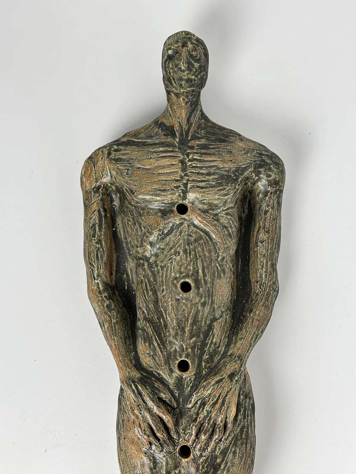 Image of Body by VITALIY KRASUTSKIY, made of Chamotte clay, glazes, Sculpture medium, from Lviv, part of the Series 1 series, priced at €600 Photo 3 of 7.