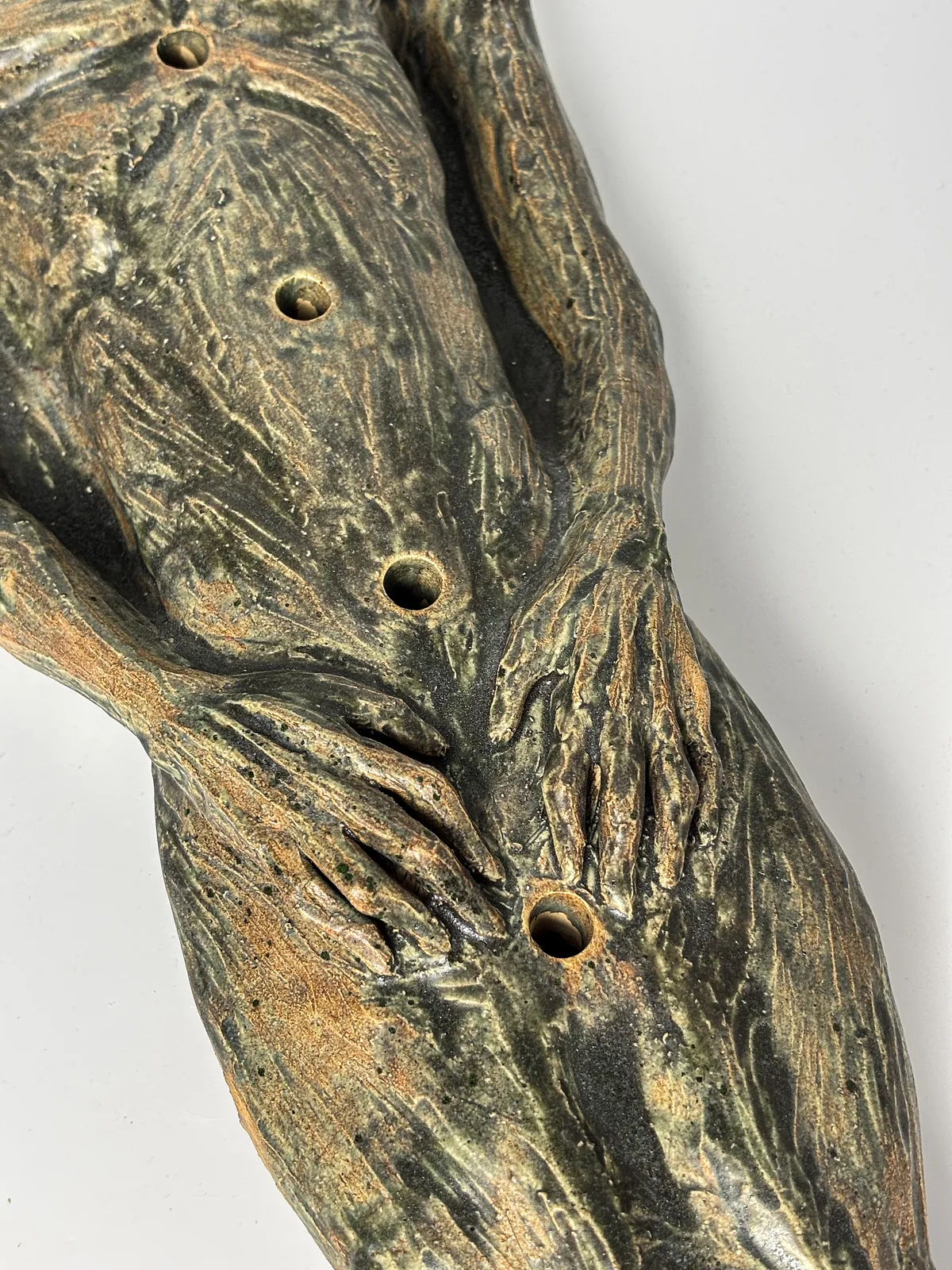 Image of Body by VITALIY KRASUTSKIY, made of Chamotte clay, glazes, Sculpture medium, from Lviv, part of the Series 1 series, priced at €600 Photo 4 of 7.