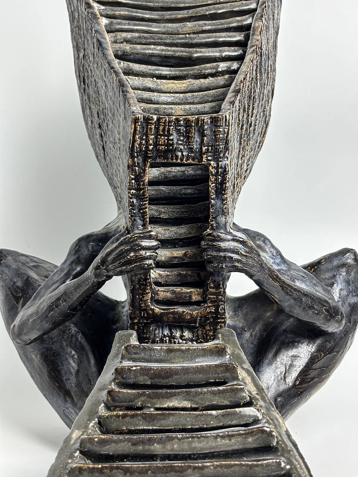 Image of Path by VITALIY KRASUTSKIY, made of Chamotte clay, glazes, Sculpture medium, part of the Series 1 series, priced at $1600 Photo 3 of 10.