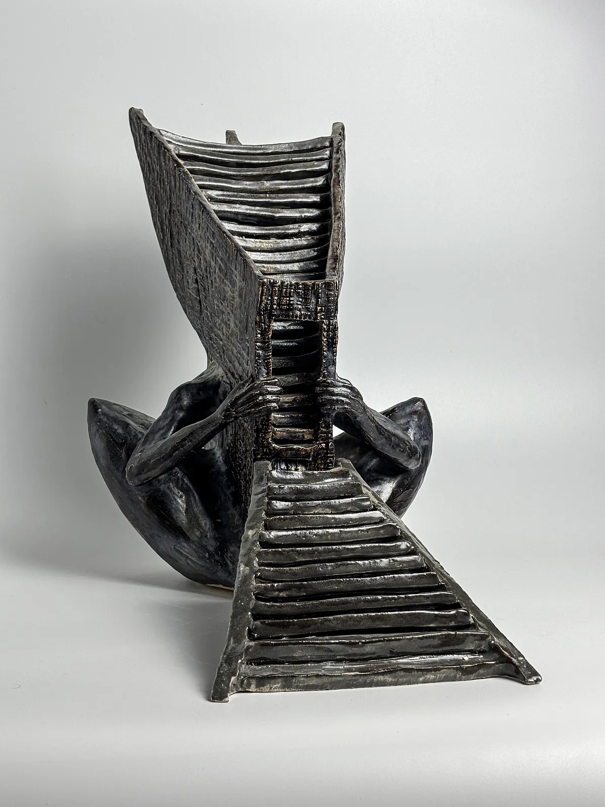 Image of Path by VITALIY KRASUTSKIY, made of Chamotte clay, glazes, Sculpture medium, part of the Series 1 series, priced at $1600 Photo 4 of 10.