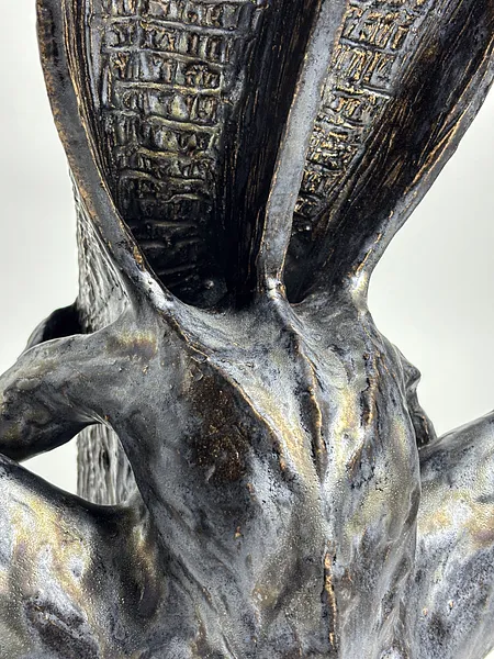 Image of Path by VITALIY KRASUTSKIY, size: 40х25х30 см \ 20х20х10 см, made of Chamotte clay, glazes, Sculpture medium, part of the Series 1 series, priced at $1600 Photo 8 of 10.