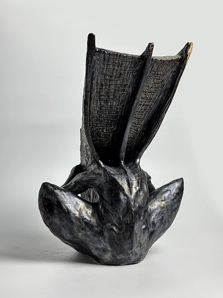 Image of Path by VITALIY KRASUTSKIY, size: 40х25х30 см \ 20х20х10 см, made of Chamotte clay, glazes, Sculpture medium, part of the Series 1 series, priced at $1600 Photo 9 of 10.