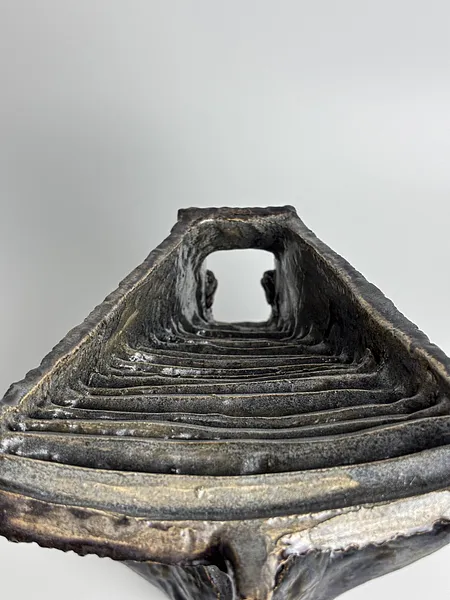 Image of Path by VITALIY KRASUTSKIY, size: 40х25х30 см \ 20х20х10 см, made of Chamotte clay, glazes, Sculpture medium, part of the Series 1 series, priced at $1600 Photo 10 of 10.