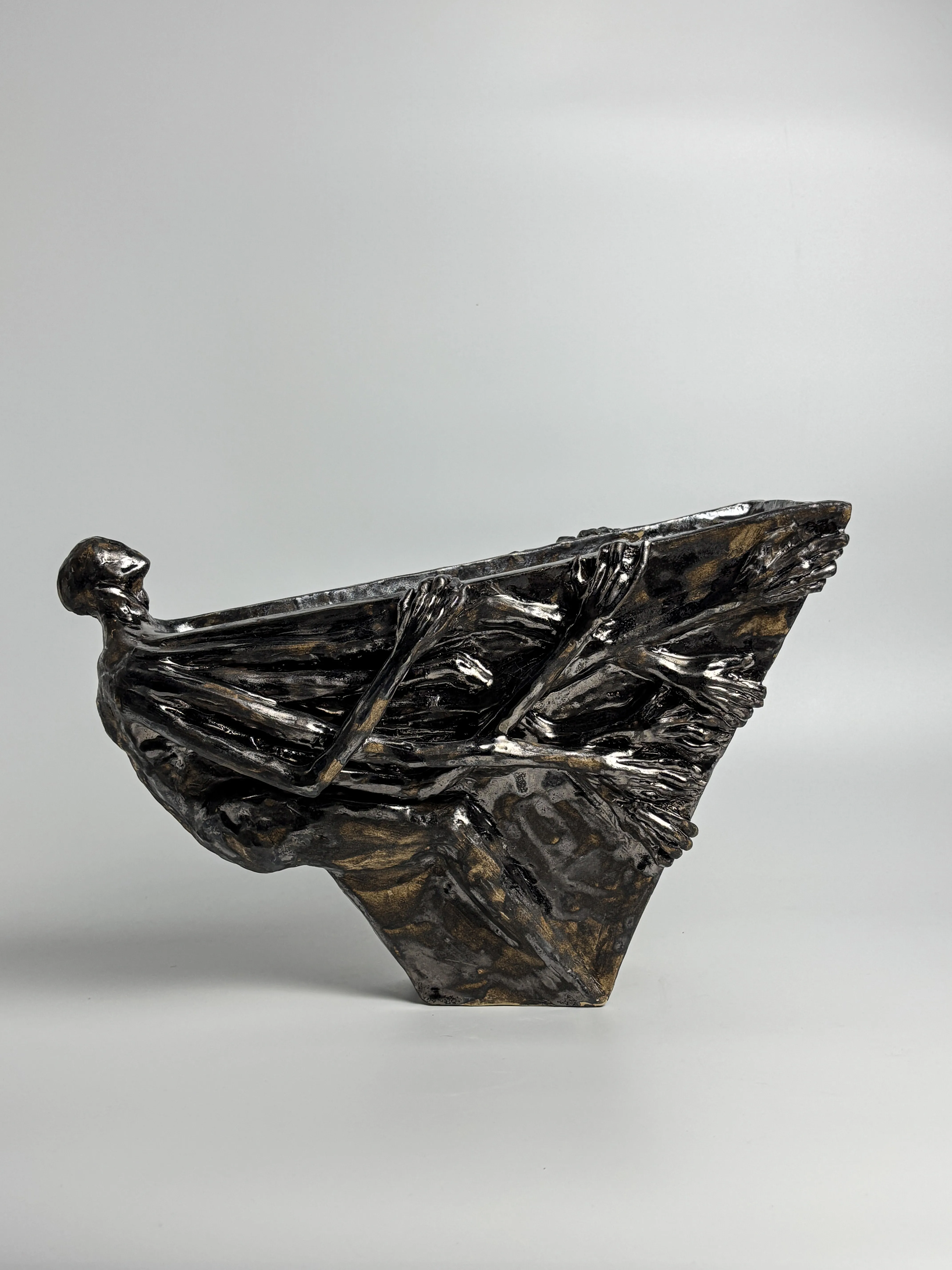 Зображення "Мої сходи" від ВІТАЛІЙ КРАСУЦЬКИЙ, розмір: 35х18х25 см, матеріали: Шамотна глина, поливи, медіум: Скульптура, місто: Львів, серія: Скульптура, ціна: €2000 (≈ 103 061 грн) Фото 2 з 14.
