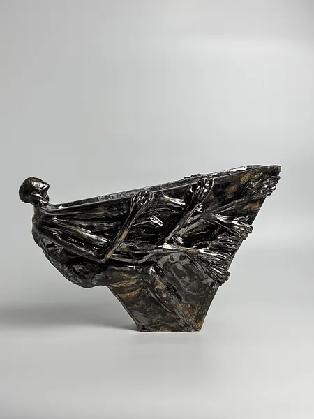 Image of Мої сходи by VITALIY KRASUTSKIY, size: 35х18х25 см, Sculpture medium, part of the Series 1 series, priced at $1300 Photo 2 of 14.