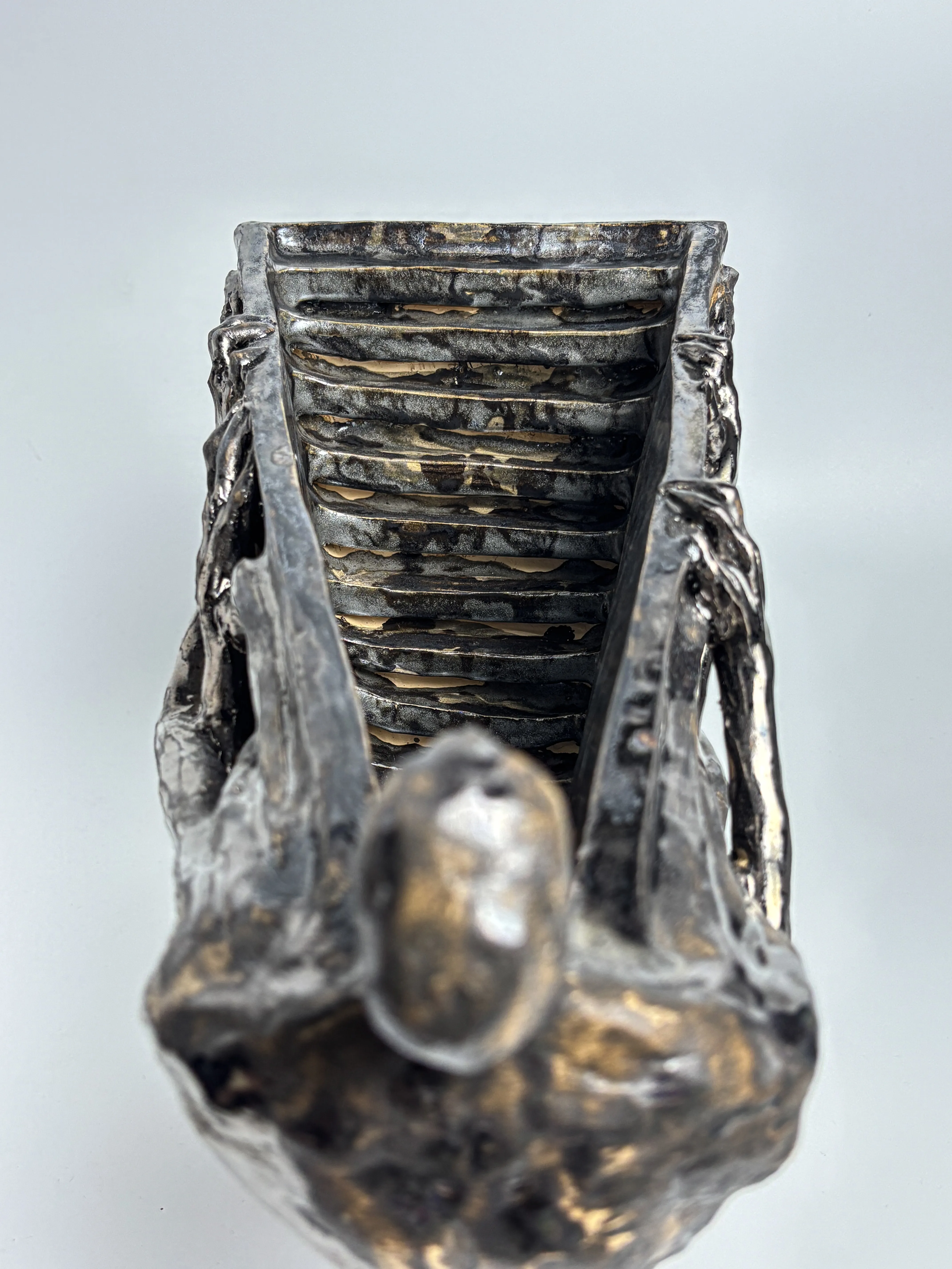 Image of My stairs by VITALIY KRASUTSKIY, made of Chamotte clay, glazes, Sculpture medium, from Lviv, part of the Series 1 series, priced at €2000 (≈ 103,541 грн) Photo 6 of 14.