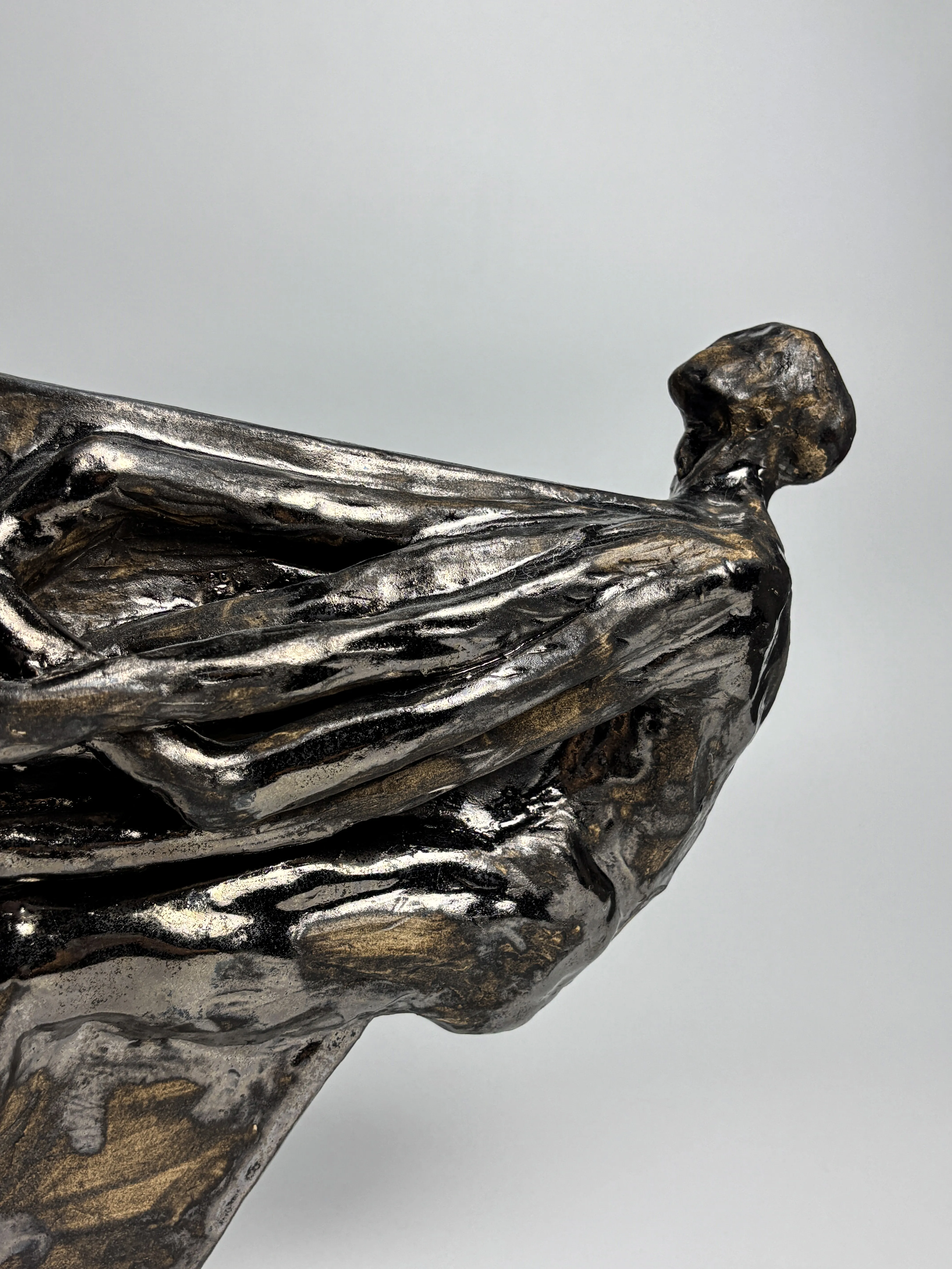 Image of My stairs by VITALIY KRASUTSKIY, made of Chamotte clay, glazes, Sculpture medium, from Lviv, part of the Series 1 series, priced at €2000 (≈ 103,541 грн) Photo 10 of 14.