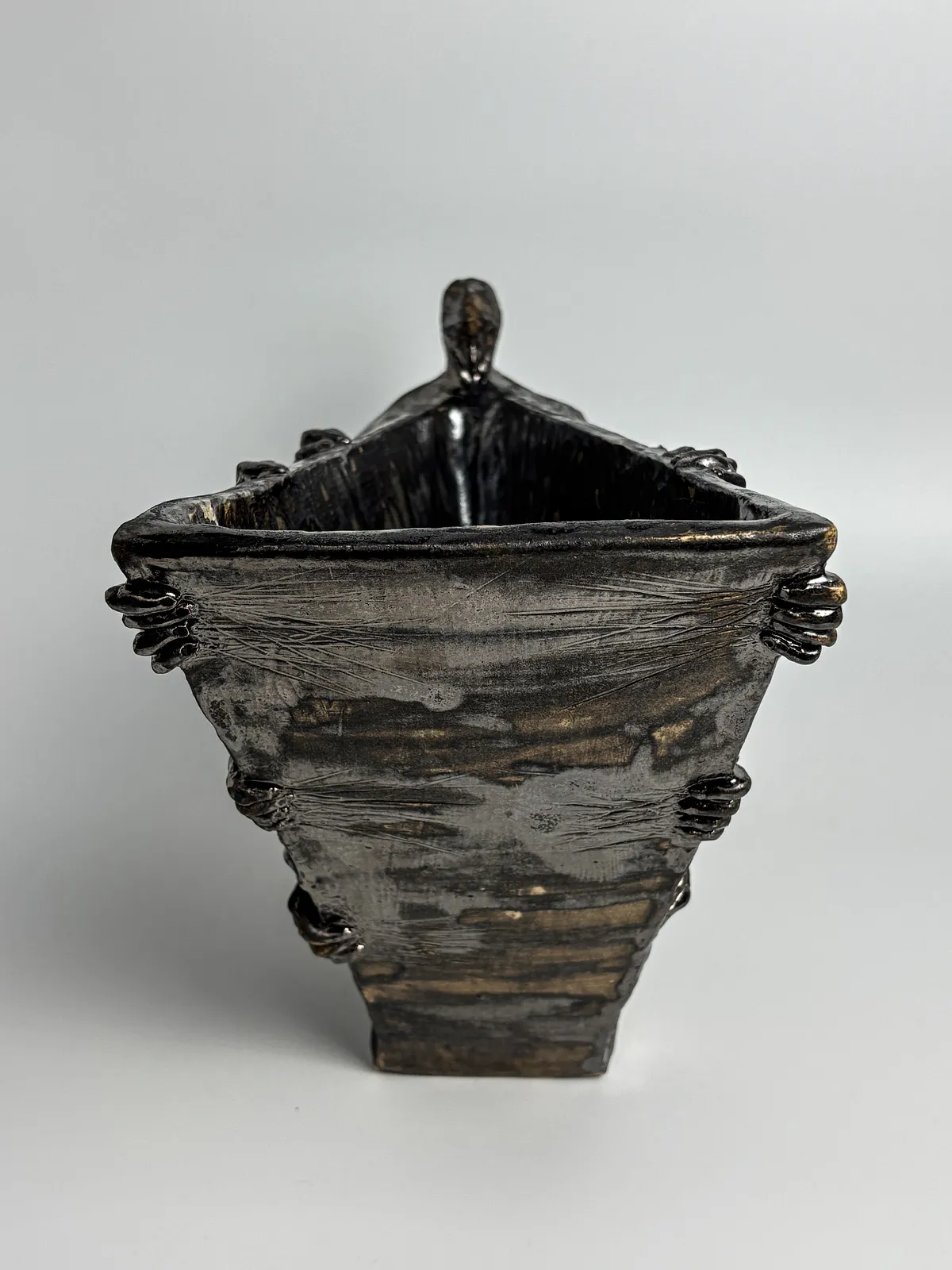Image of My stairs by VITALIY KRASUTSKIY, made of Chamotte clay, glazes, Sculpture medium, from Lviv, part of the Series 1 series, priced at €1300 Photo 11 of 14.
