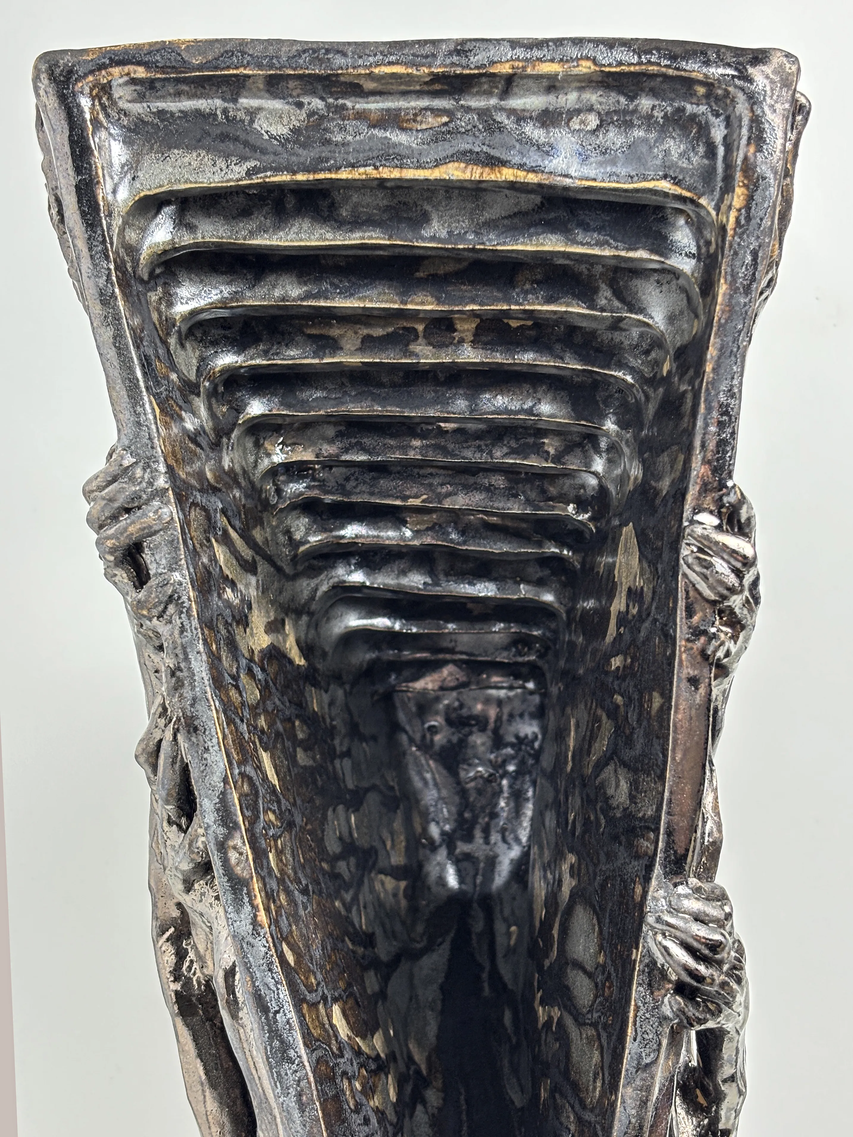 Image of My stairs by VITALIY KRASUTSKIY, made of Chamotte clay, glazes, Sculpture medium, from Lviv, part of the Series 1 series, priced at €2000 (≈ 103,541 грн) Photo 12 of 14.