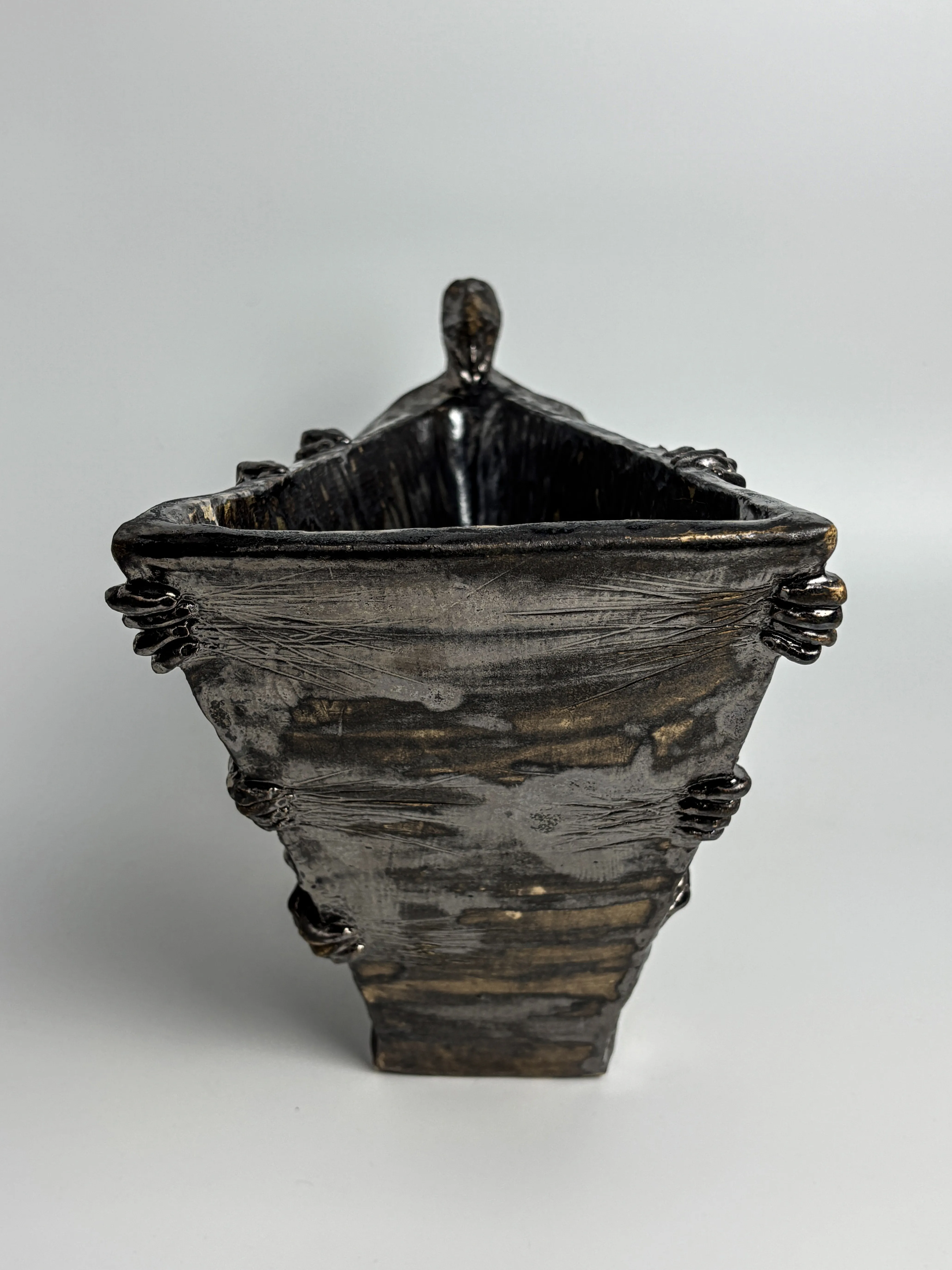 Image of My stairs by VITALIY KRASUTSKIY, made of Chamotte clay, glazes, Sculpture medium, from Lviv, part of the Series 1 series, priced at €2000 (≈ 103,541 грн) Photo 13 of 14.