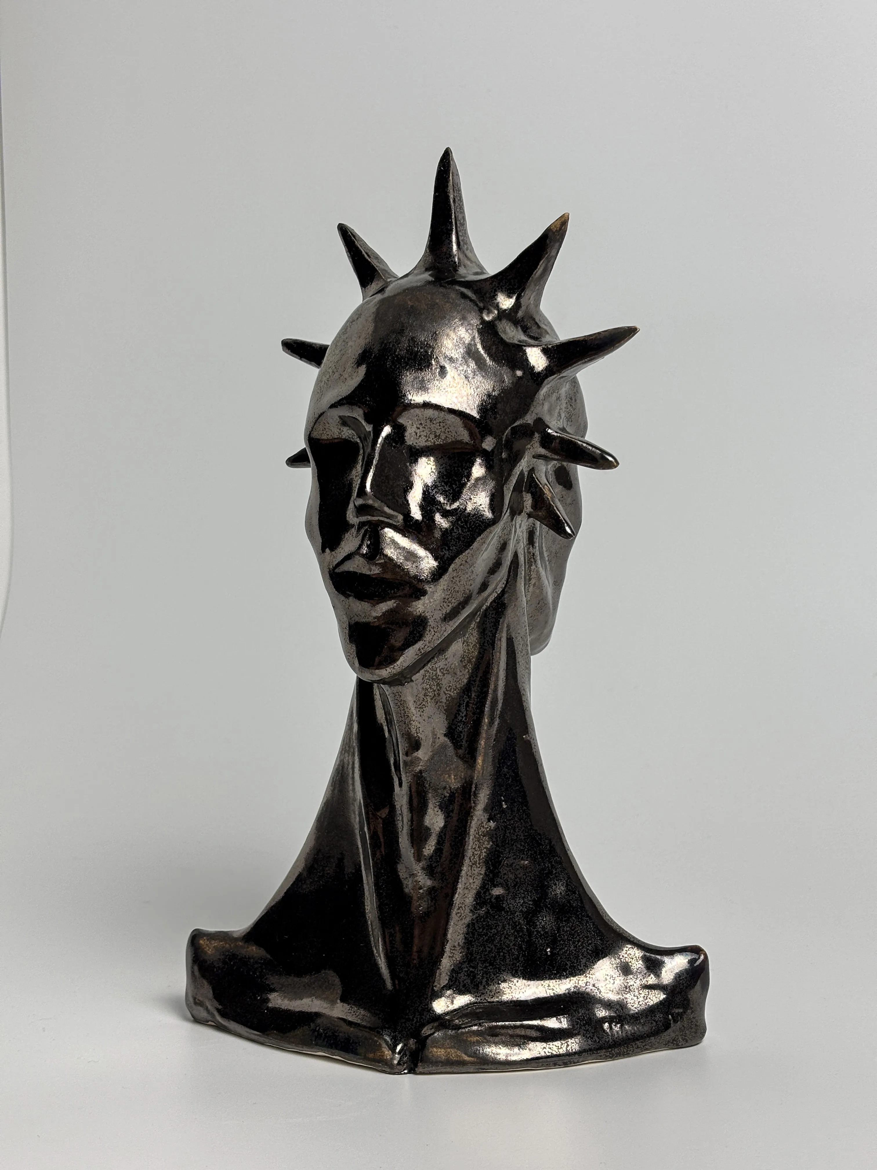 Image of Pride by VITALIY KRASUTSKIY, made of Chamotte clay, glazes, Sculpture medium, from Lviv, part of the Series 1 series Photo 1 of 10.