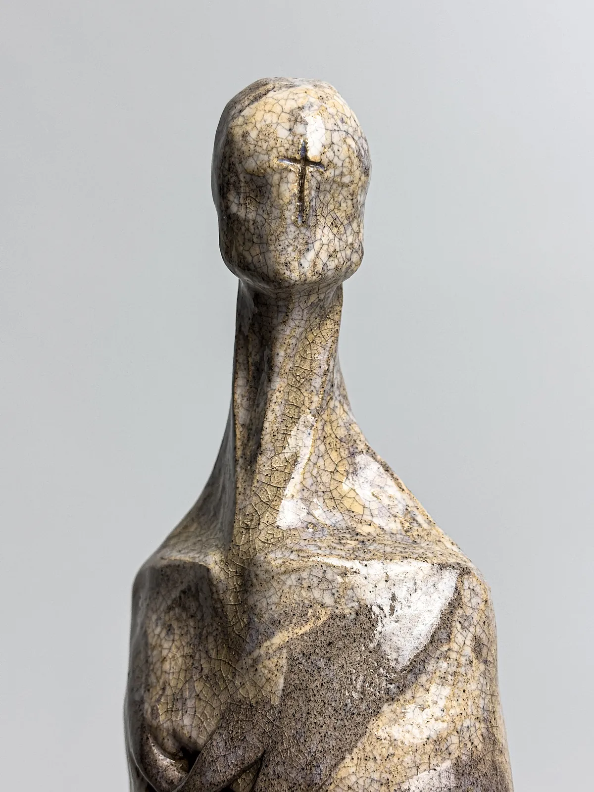 Image of Wrapped by VITALIY KRASUTSKIY, made of Chamotte clay, glazes, Sculpture medium, from Lviv, part of the Series 1 series Photo 6 of 8.