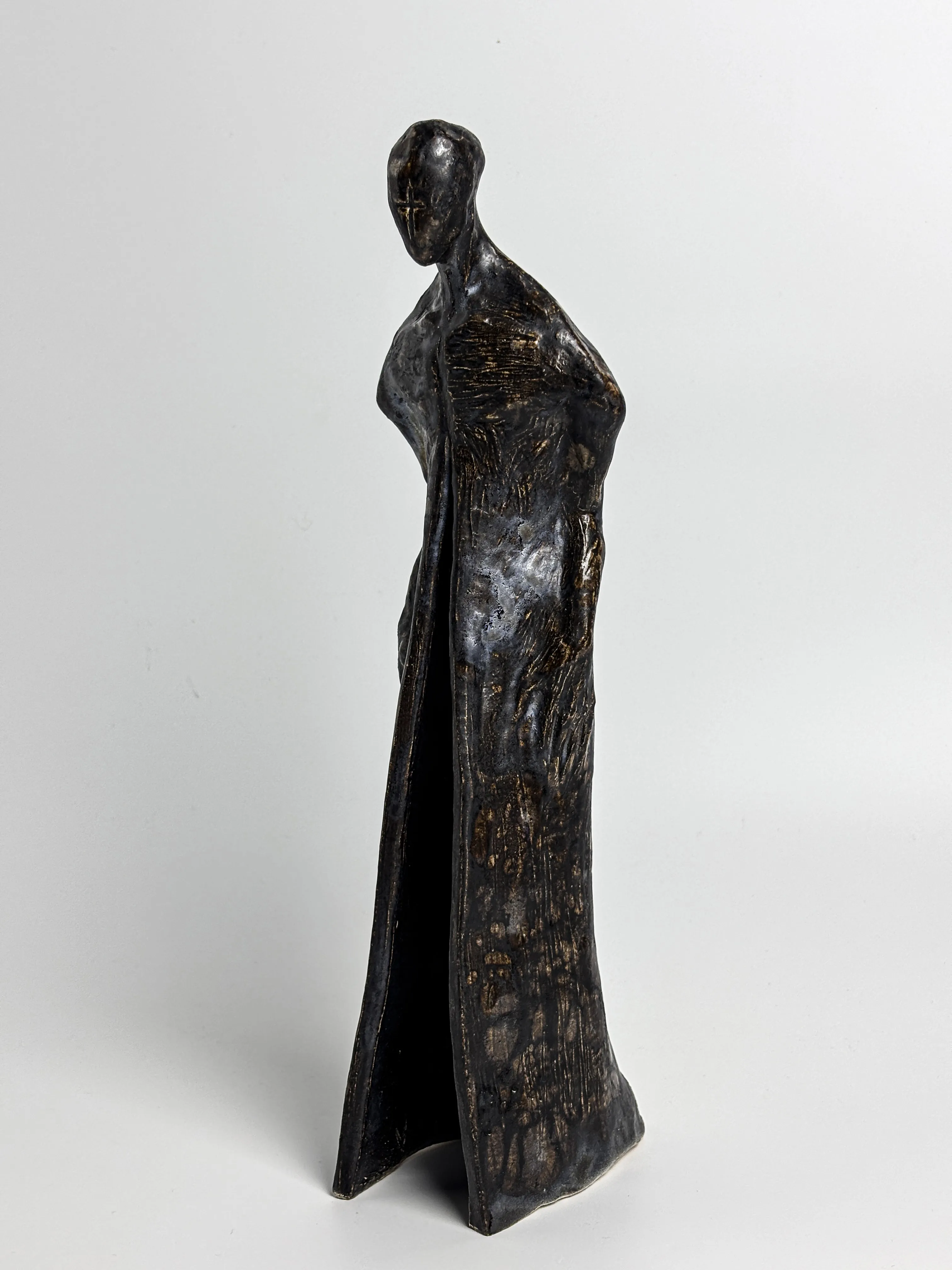 Image of Spirit by VITALIY KRASUTSKIY, made of Chamotte clay, glazes, Sculpture medium, from Lviv, part of the Series 1 series Photo 3 of 10.