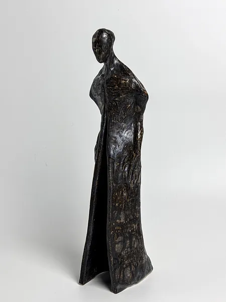 Зображення "Дух" від ВІТАЛІЙ КРАСУЦЬКИЙ, розмір: Н=35см, матеріали: Шамотна глина, поливи, медіум: Скульптура, місто: Львів, серія: Скульпутра, ціна: $150 Фото 3 з 10.