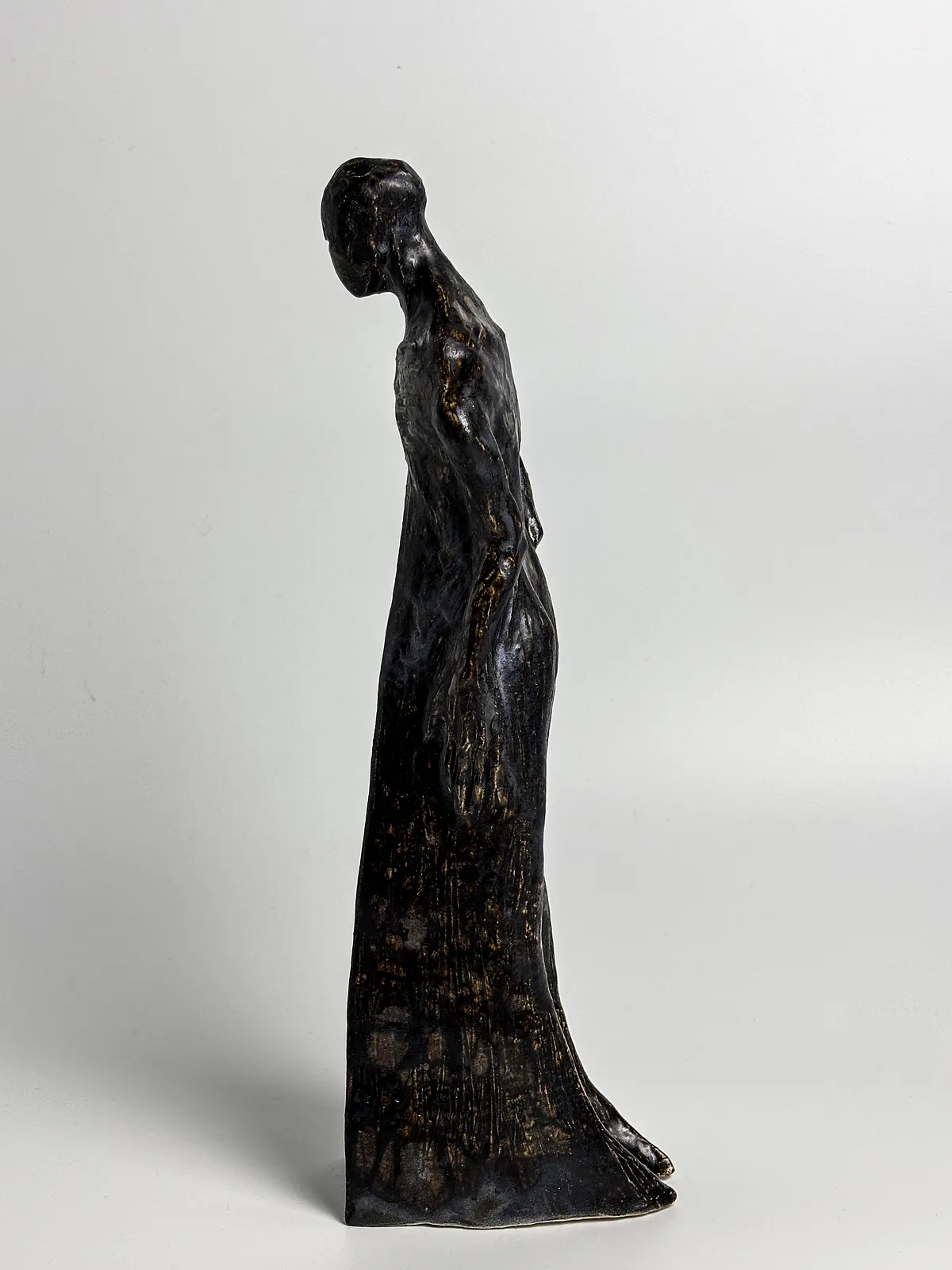 Image of Spirit by VITALIY KRASUTSKIY, made of Chamotte clay, glazes, Sculpture medium, from Lviv, part of the Series 1 series Photo 4 of 10.