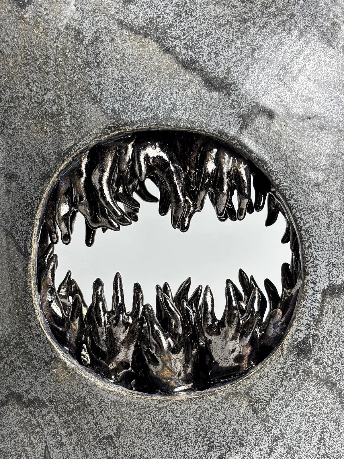 Image of Portal by VITALIY KRASUTSKIY, made of Chamotte clay, glazes, Sculpture medium, from Lviv, part of the Series 1 series, priced at €600 Photo 2 of 9.
