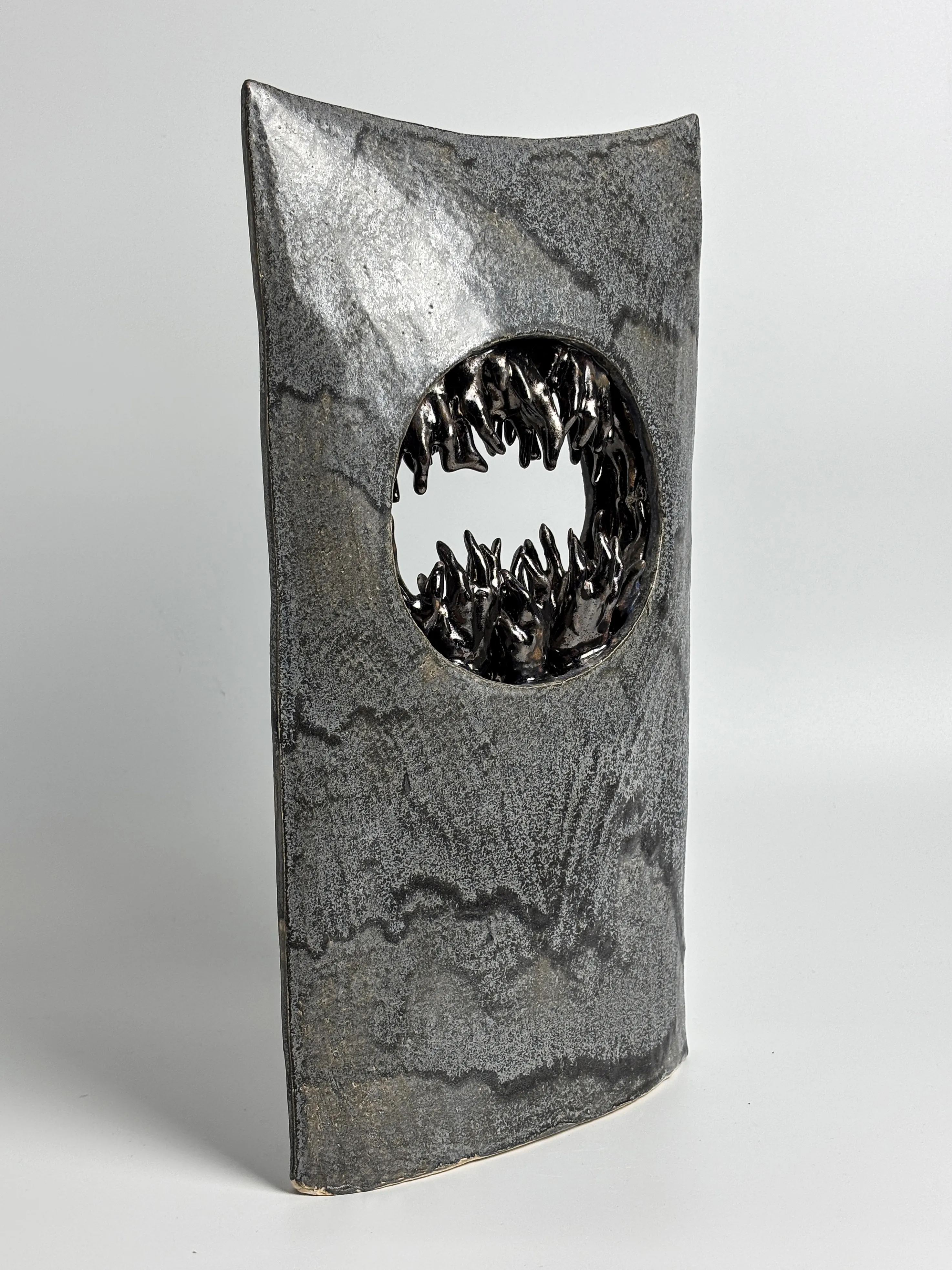Image of Portal by VITALIY KRASUTSKIY, made of Chamotte clay, glazes, Sculpture medium, from Lviv, part of the Series 1 series, priced at €1600 (≈ 83,199 грн) Photo 3 of 9.