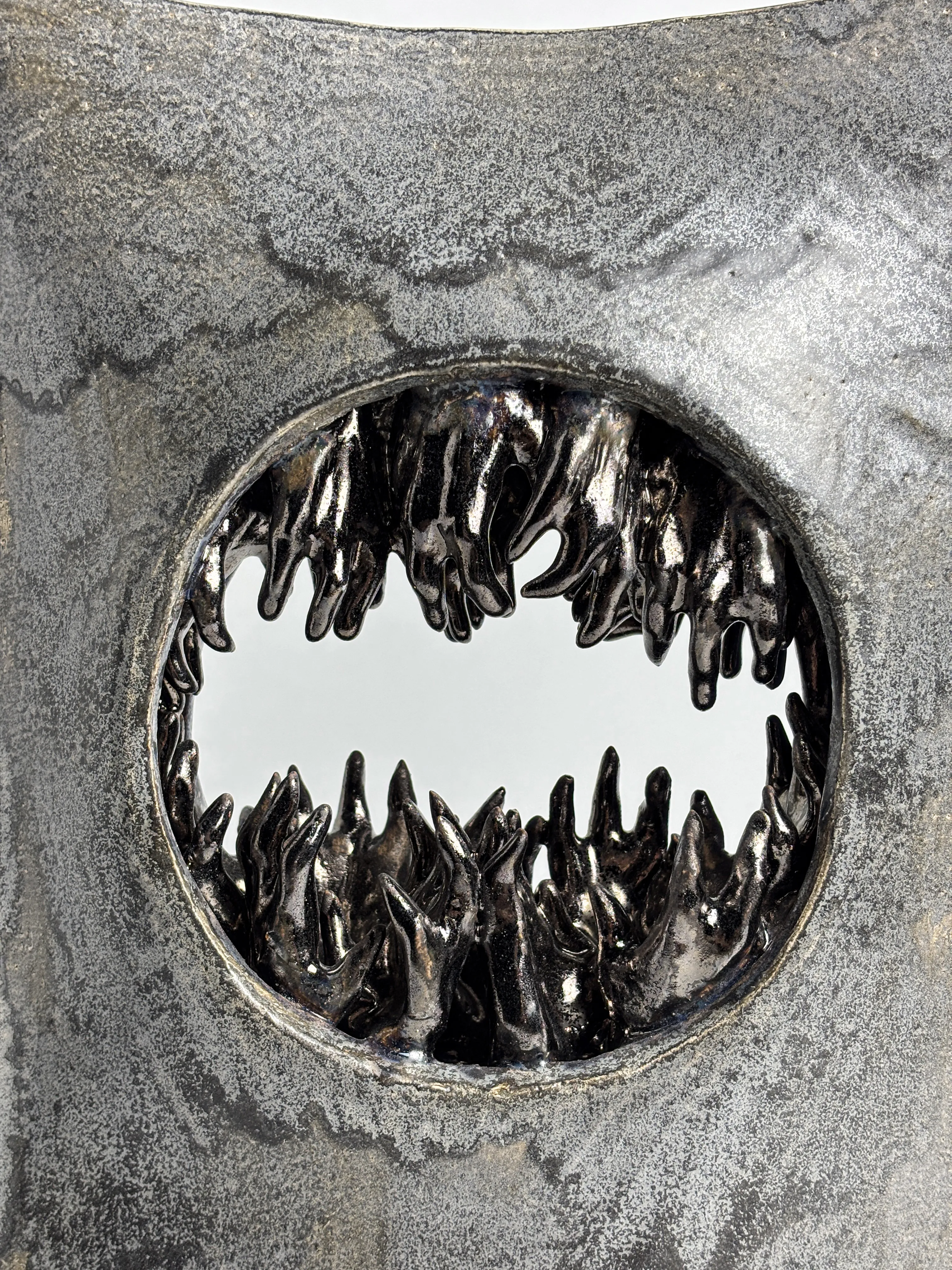 Image of Portal by VITALIY KRASUTSKIY, size: 42х22 см, made of Chamotte clay, glazes, Sculpture medium, from Lviv, part of the Series 1 series, priced at €600 Photo 4 of 9.