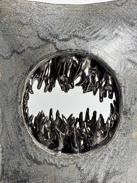 Image of Portal by VITALIY KRASUTSKIY, size: 42х22 см, made of Chamotte clay, glazes, Sculpture medium, from Lviv, part of the Series 1 series, priced at €600 Photo 4 of 9.