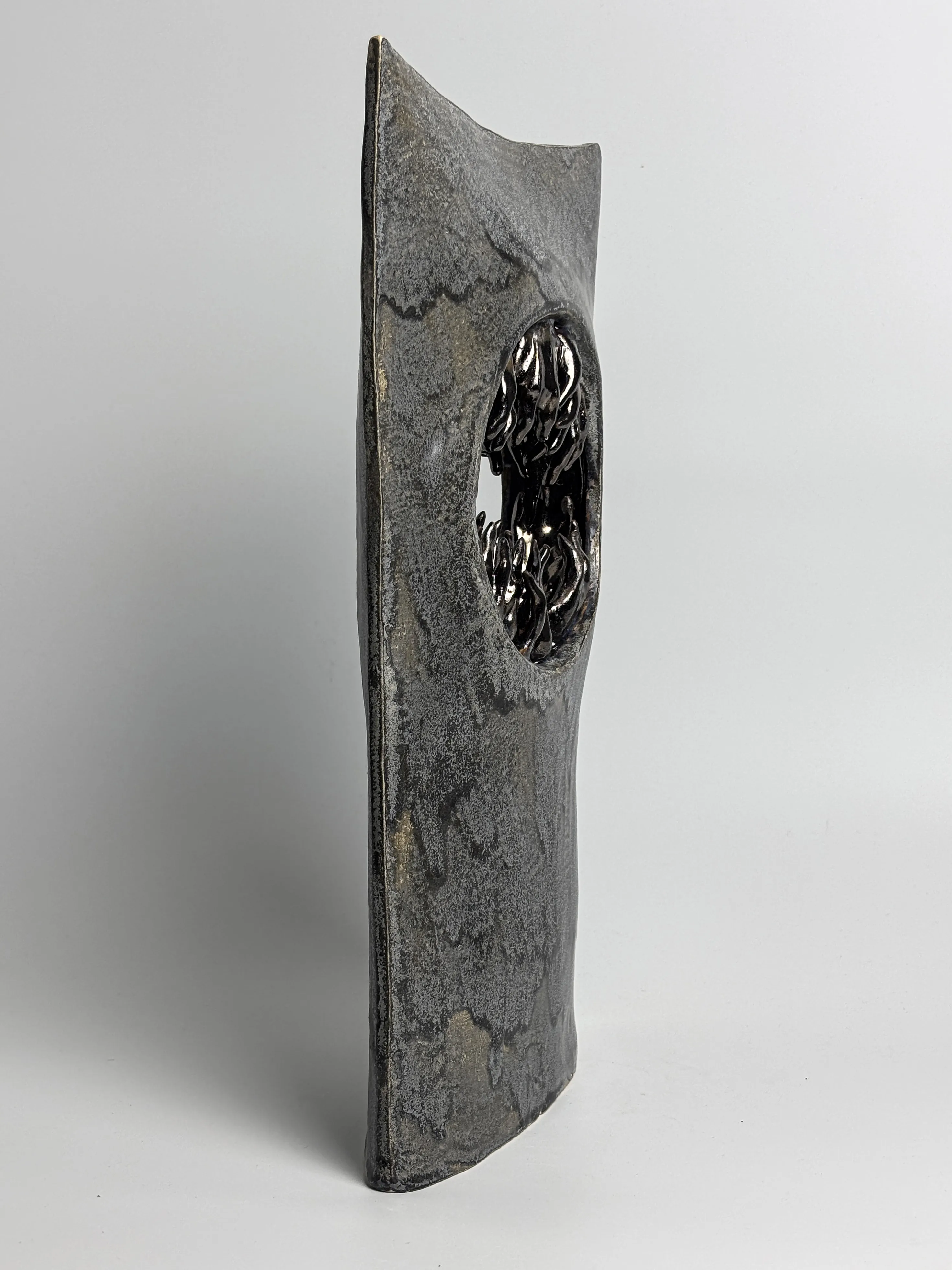 Image of Portal by VITALIY KRASUTSKIY, size: 42х22 см, made of Chamotte clay, glazes, Sculpture medium, from Lviv, part of the Series 1 series, priced at €600 Photo 8 of 9.