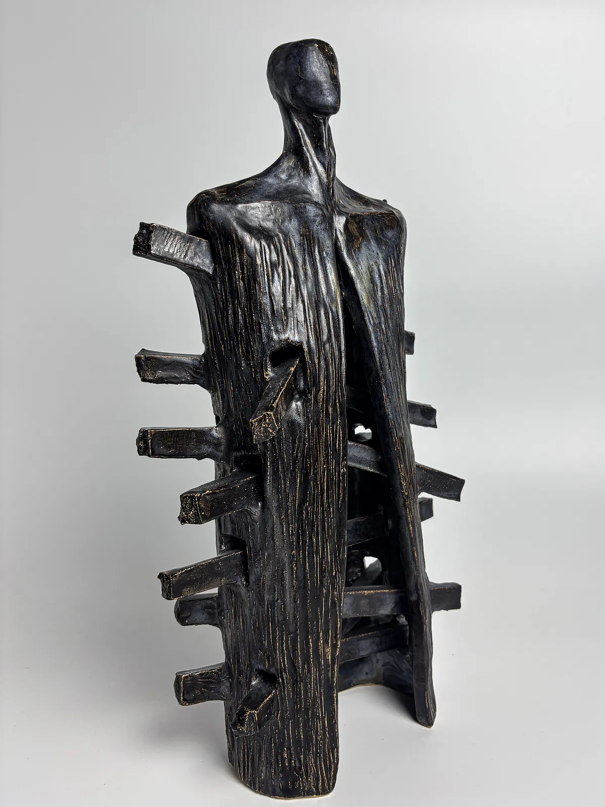 Image of House by VITALIY KRASUTSKIY, made of Chamotte clay, glazes, Sculpture medium, from Lviv, part of the Series 1 series, priced at €600 Photo 2 of 10.