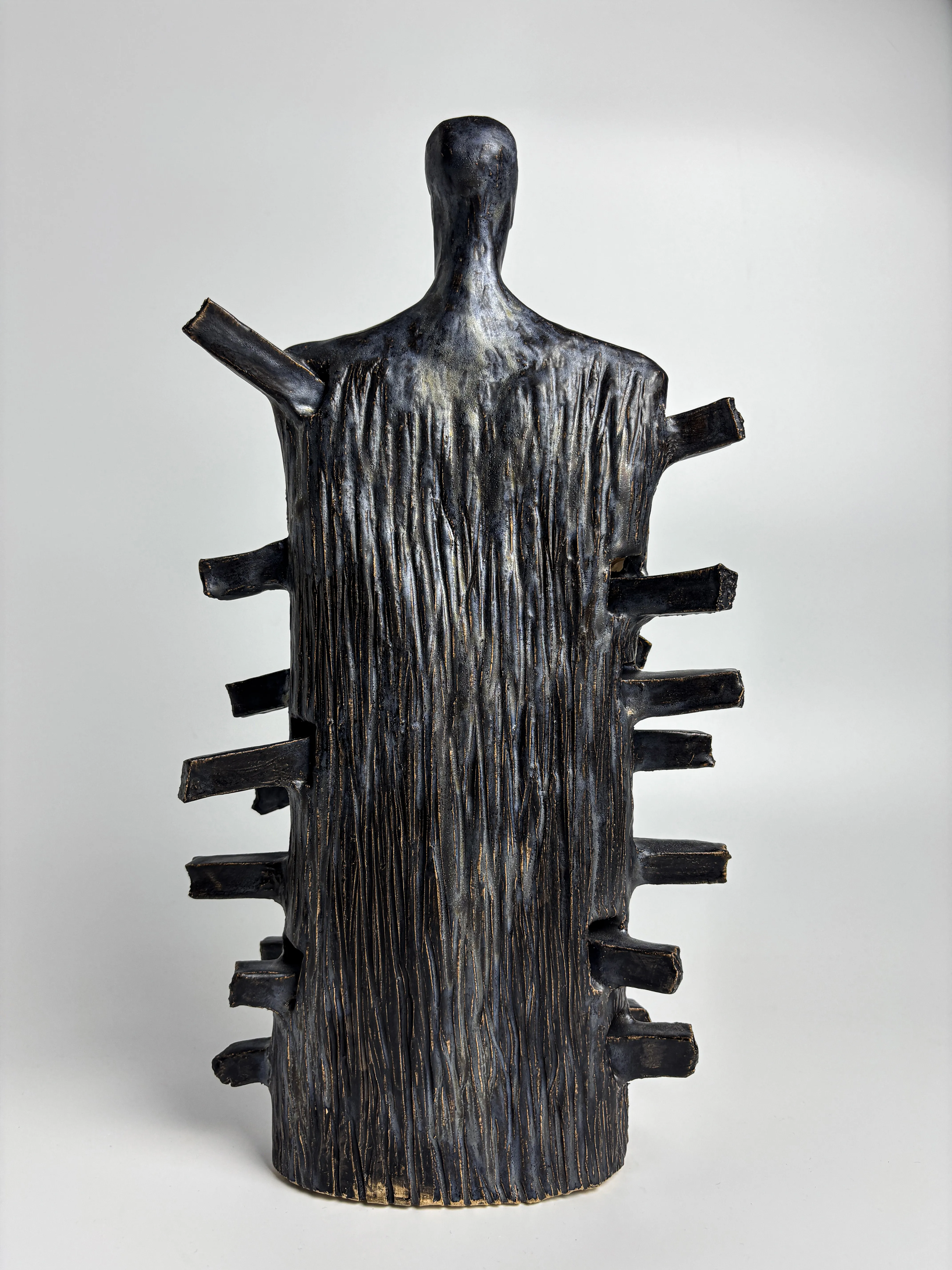 Image of House by VITALIY KRASUTSKIY, made of Chamotte clay, glazes, Sculpture medium, from Lviv, part of the Series 1 series Photo 3 of 10.